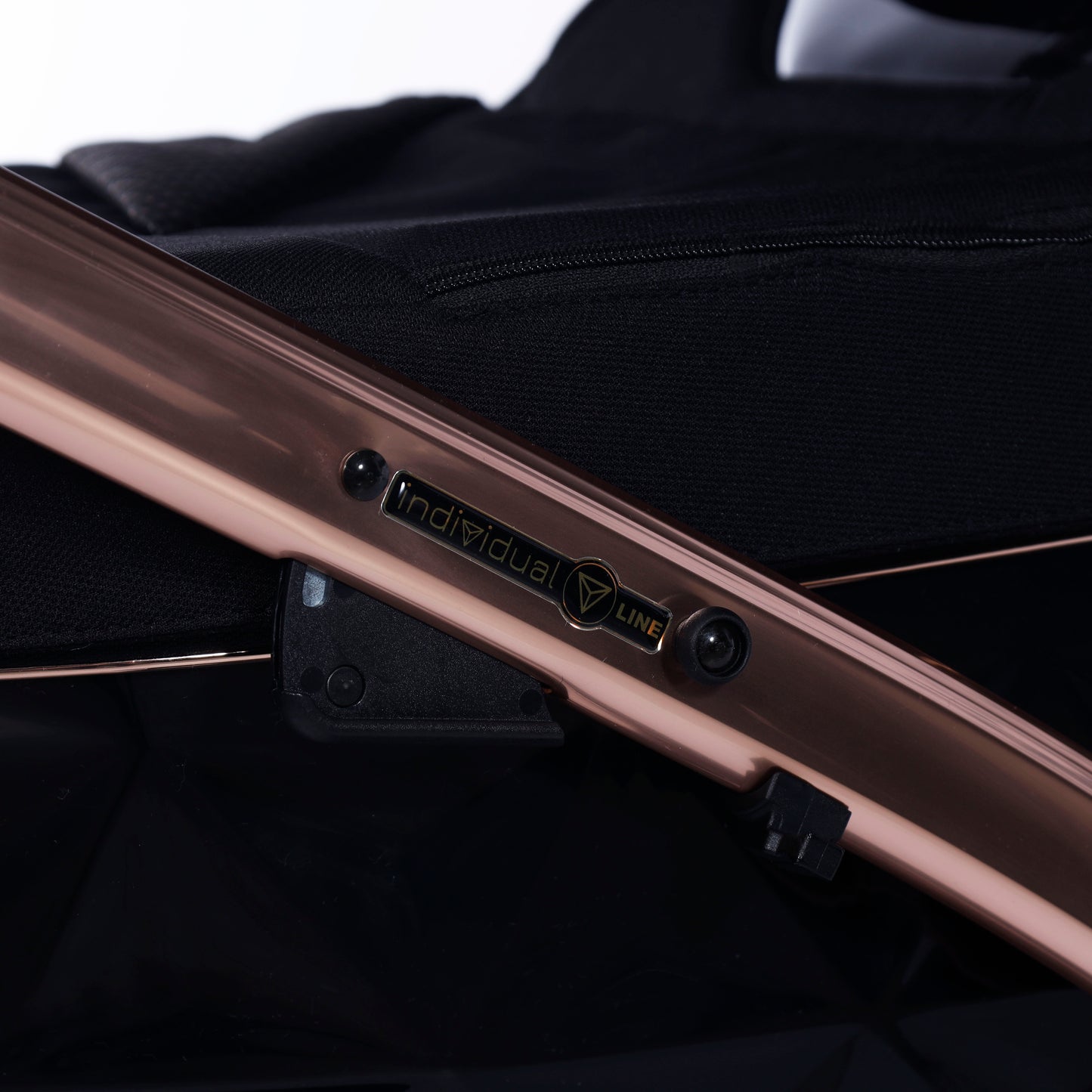 Junama INDIVIDUAL 2 in 1 , prams and stroller, BLACK and ROSE GOLD
