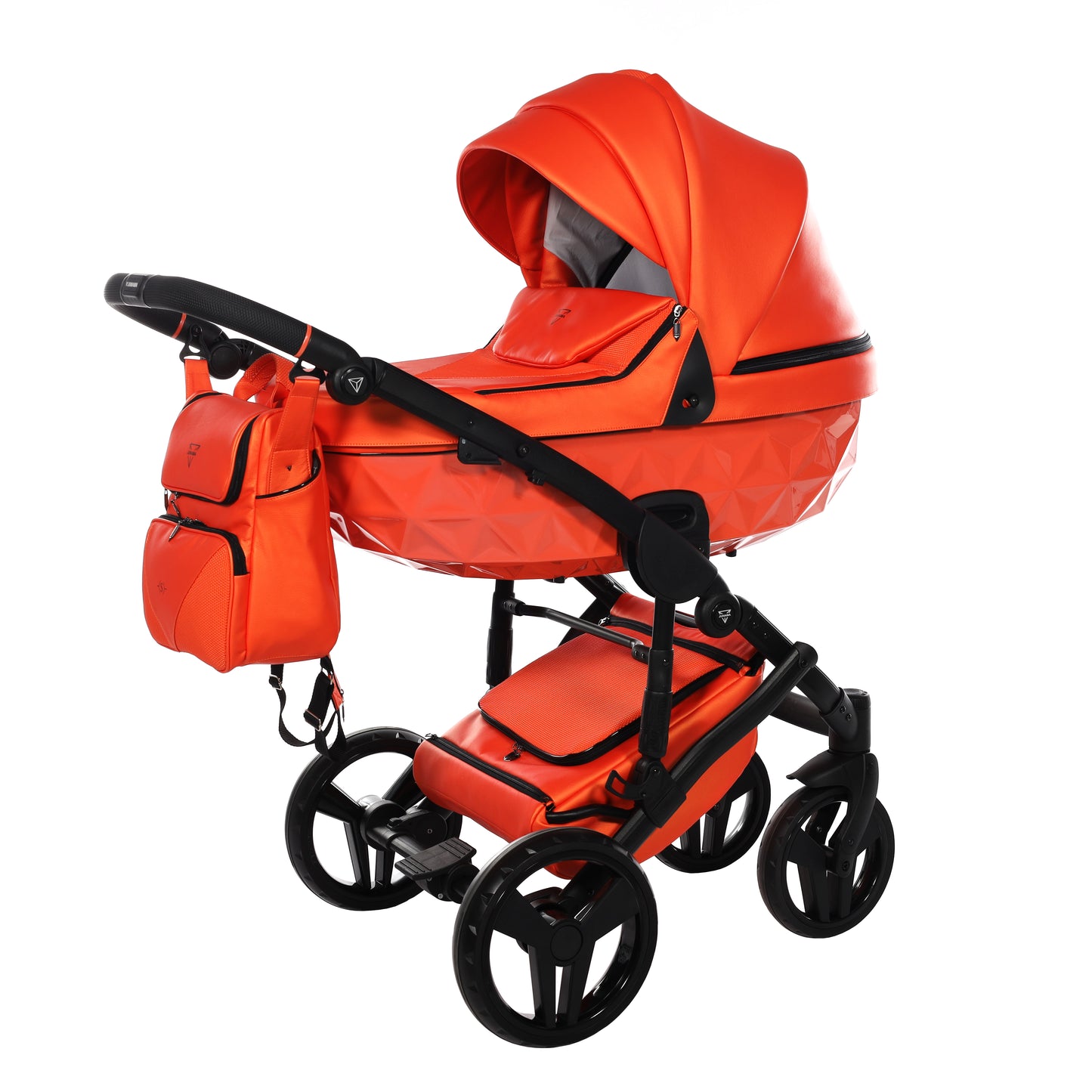 Junama S CLASS 2 in 1 , prams and stroller, ORANGE 04