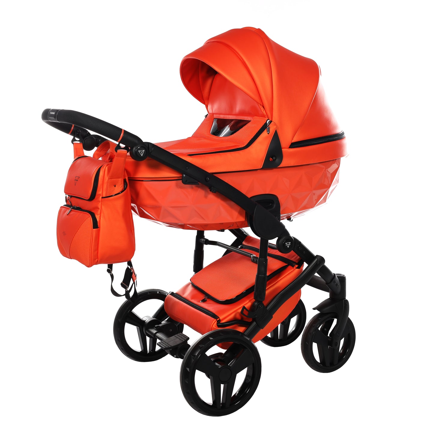 Junama S CLASS 2 in 1 , prams and stroller, ORANGE 04