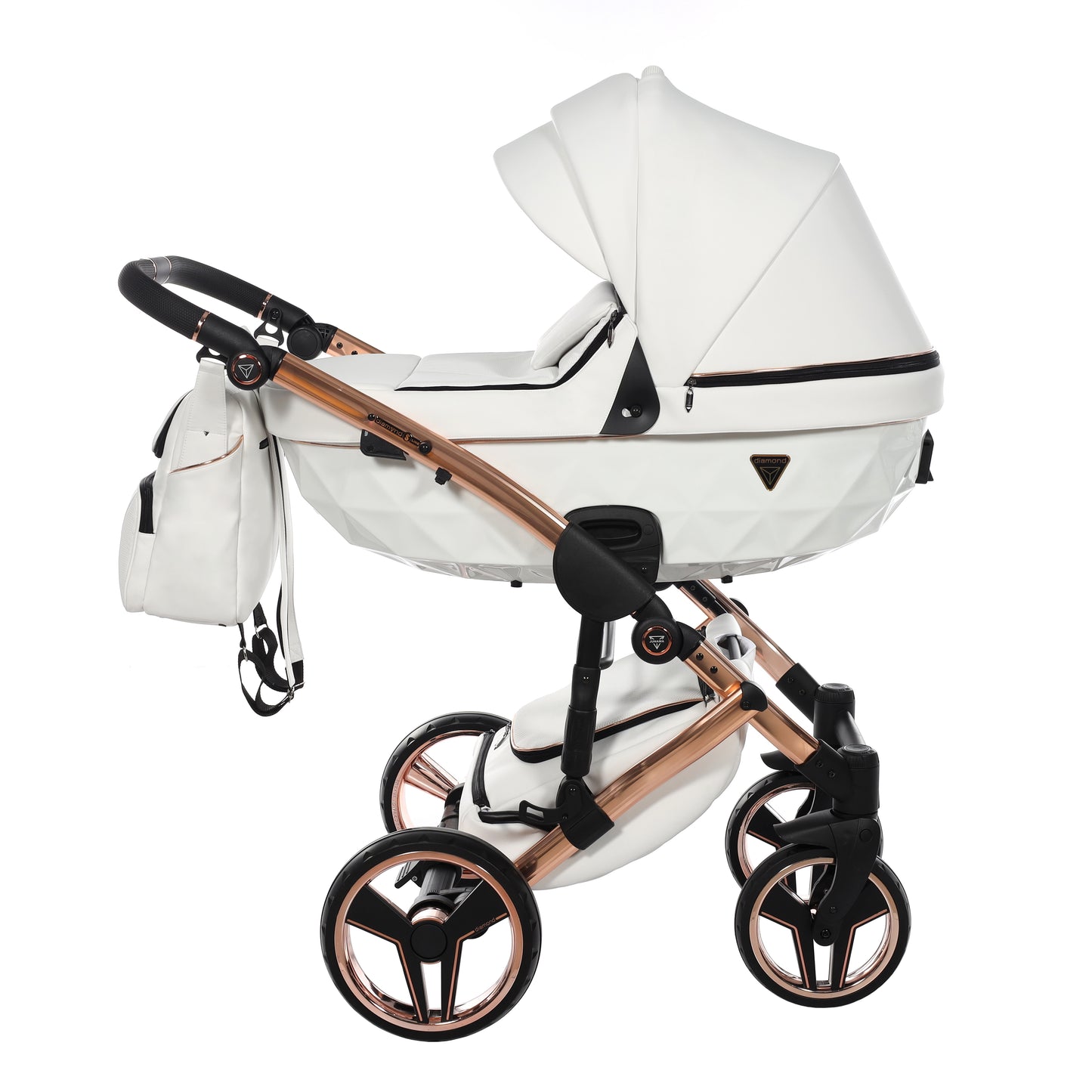Junama S CLASS 2 in 1 , prams and stroller, WHITE 01