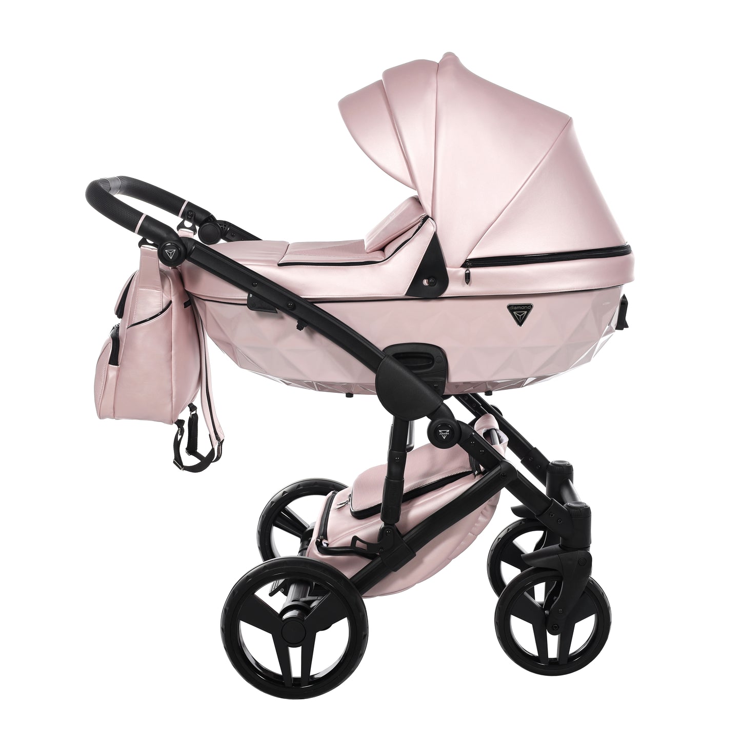 Junama S CLASS 2 in 1 , prams and stroller, PINK 02