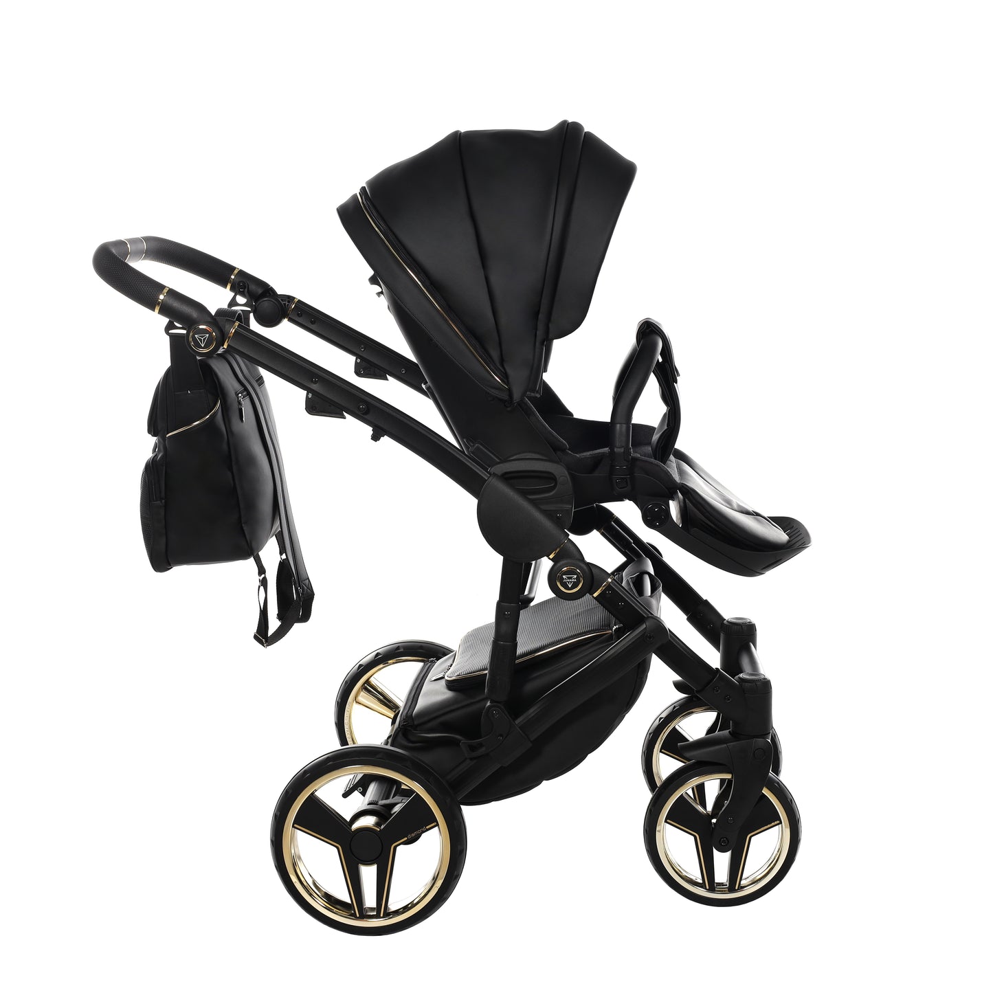 Junama S CLASS 2 in 1 , prams and stroller,BLACK 07