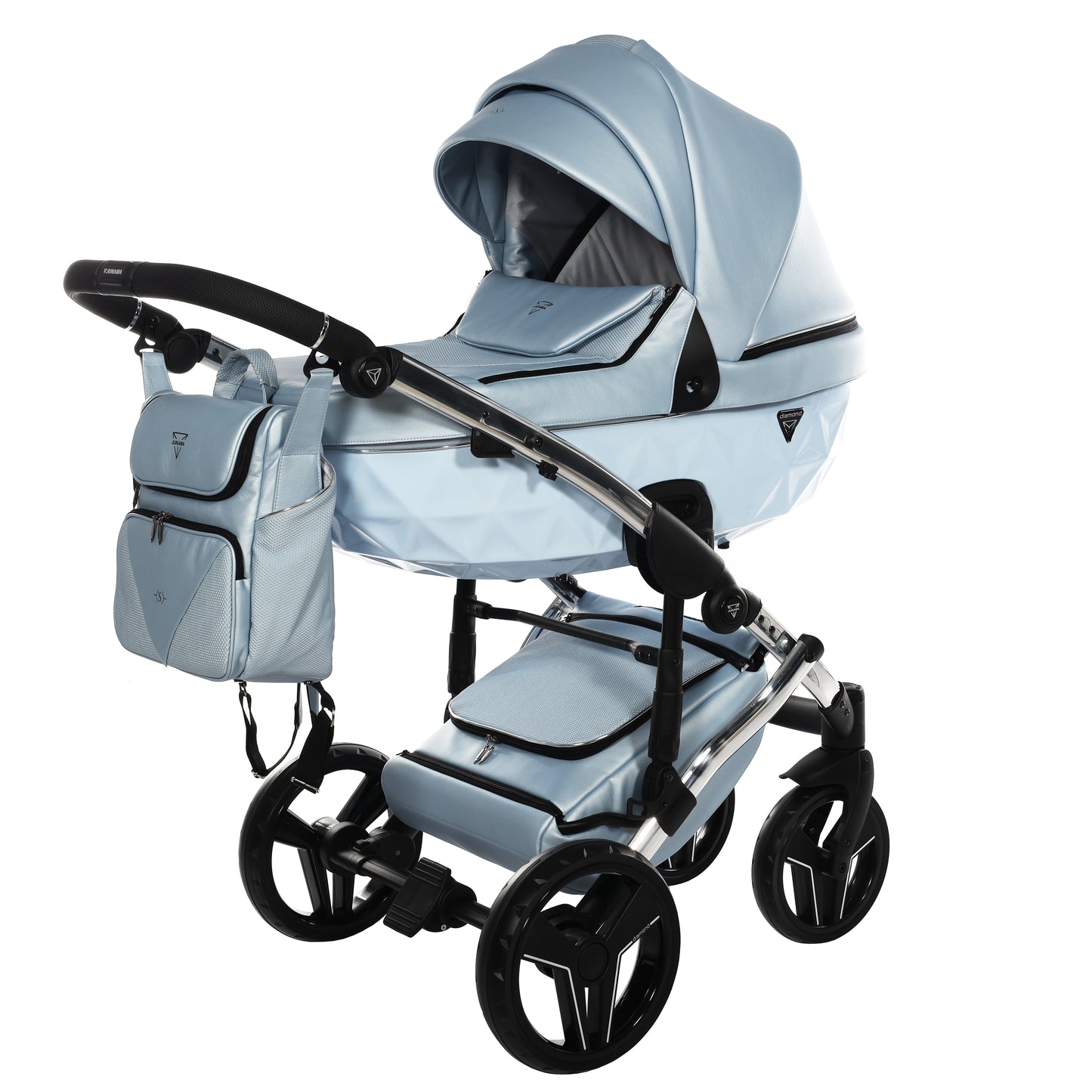 Junama S CLASS 2 in 1 , prams and stroller, BABY BLUE 10