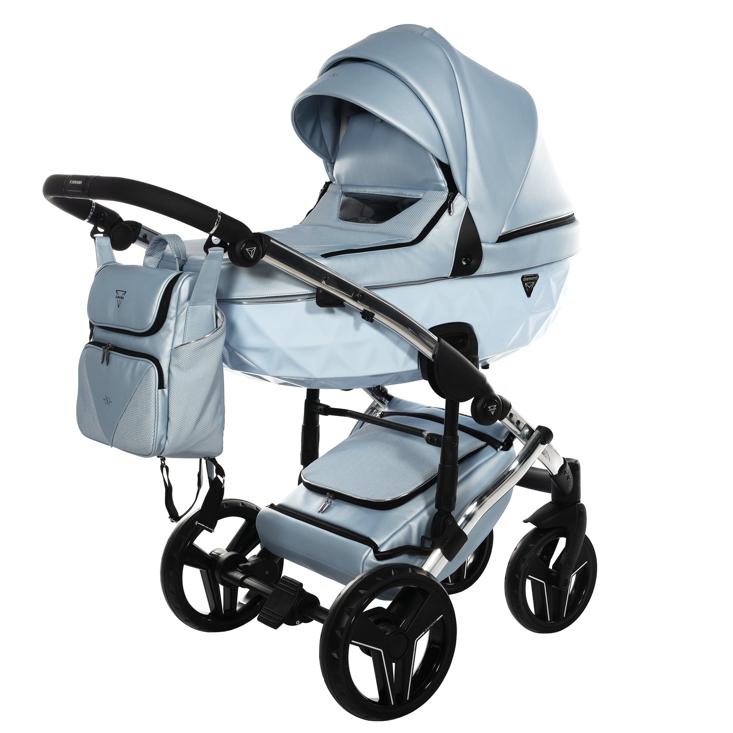 Junama S CLASS 2 in 1 , prams and stroller, BABY BLUE 10