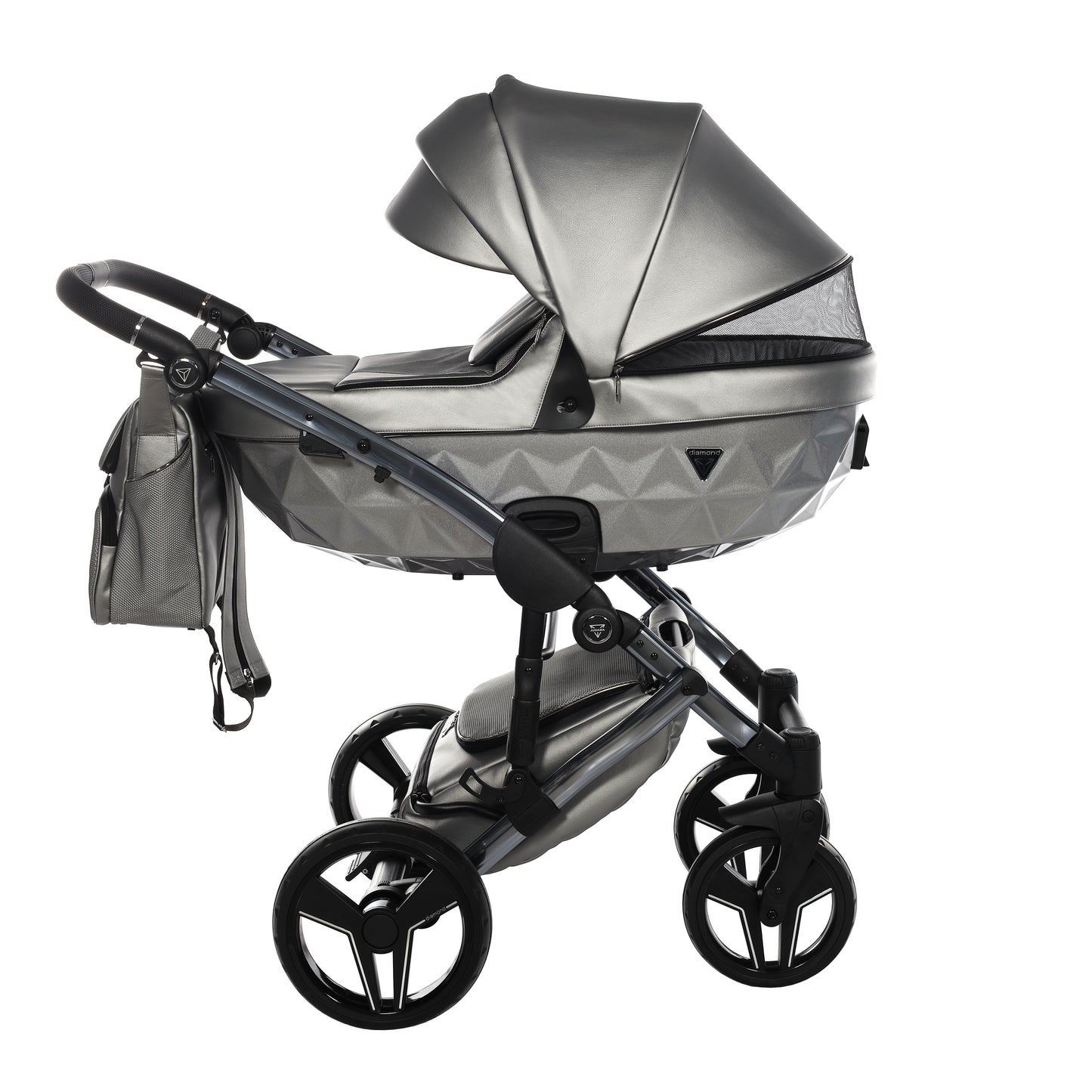 Junama S CLASS 2 in 1 , prams and stroller, GREY 09