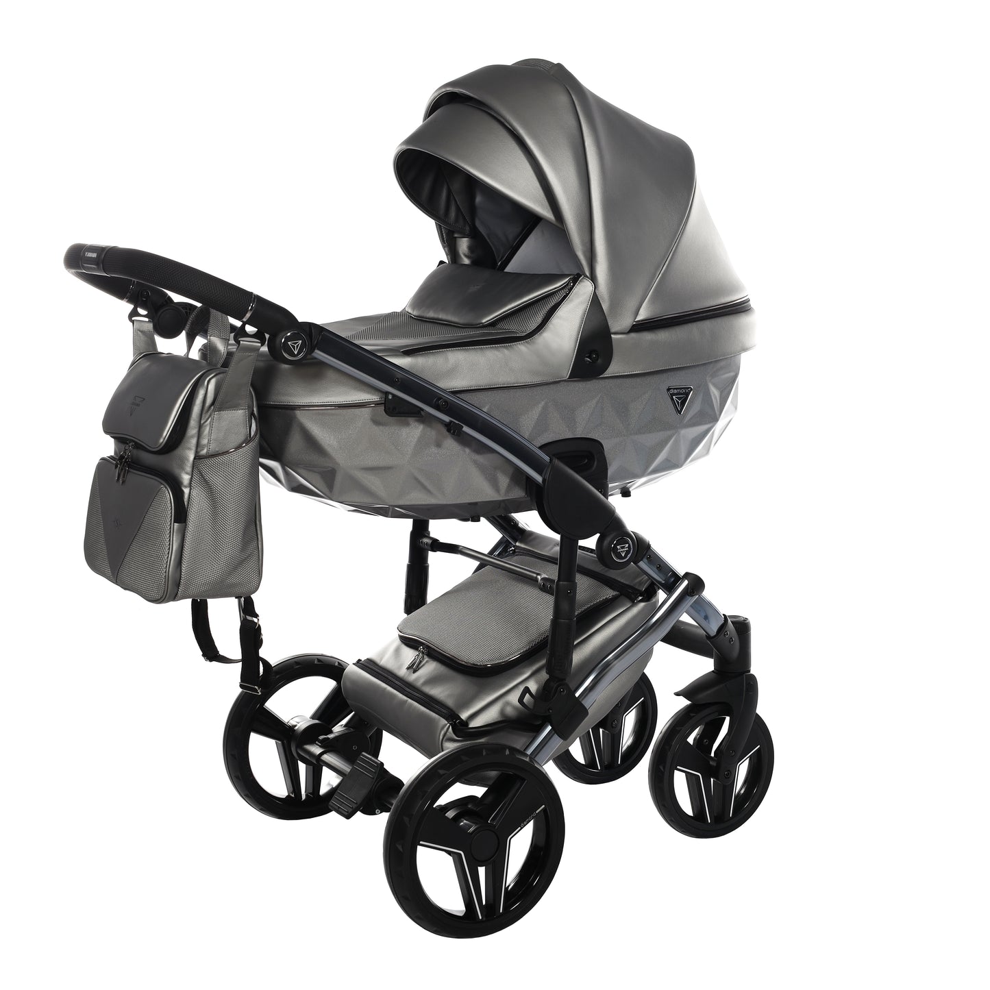 Junama S CLASS 2 in 1 , prams and stroller, GREY 09