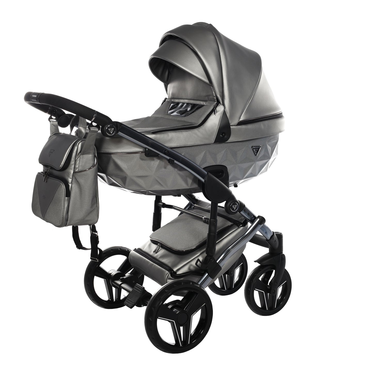 Junama S CLASS 2 in 1 , prams and stroller, GREY 09