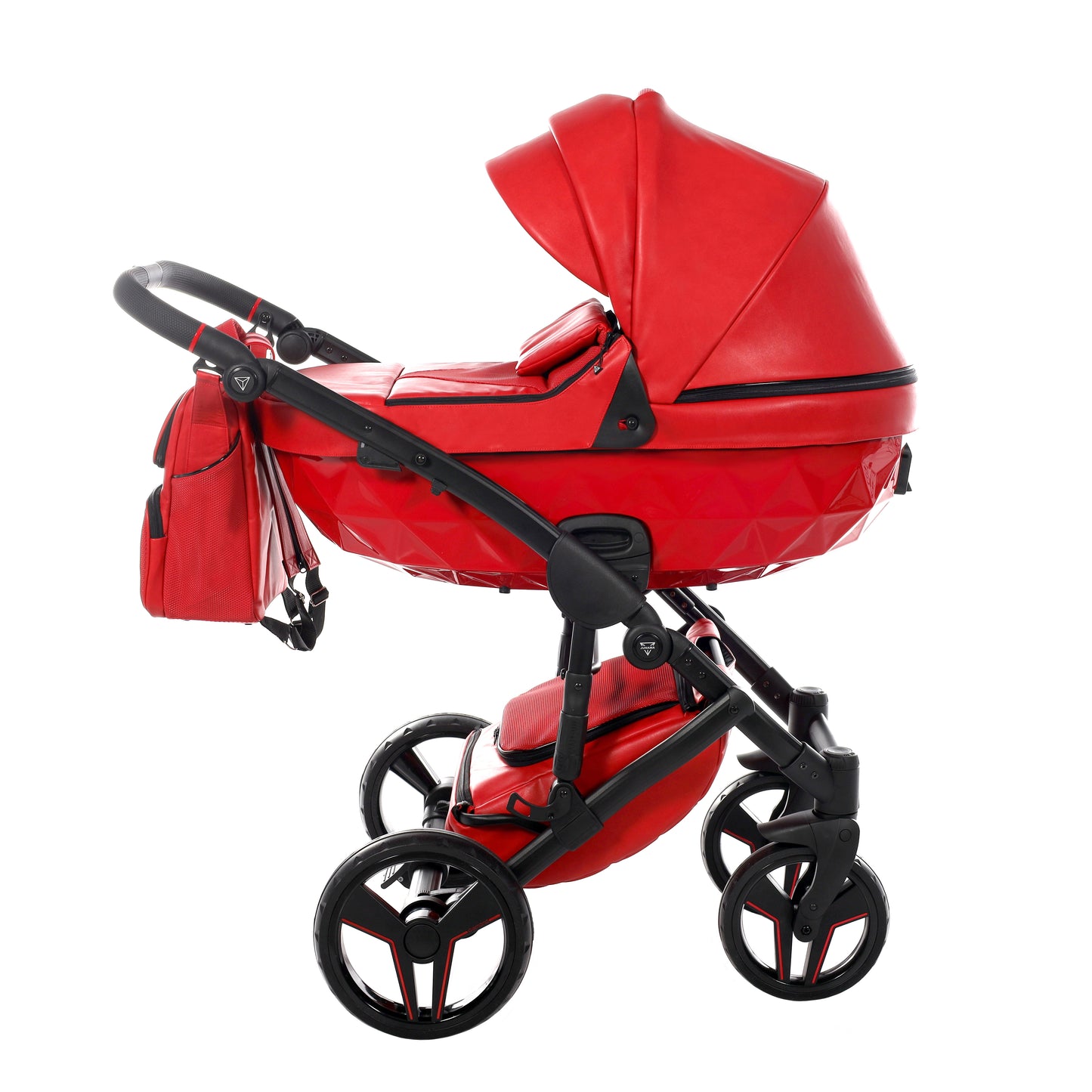 Junama S CLASS 2 in 1 , prams and stroller, RED 08