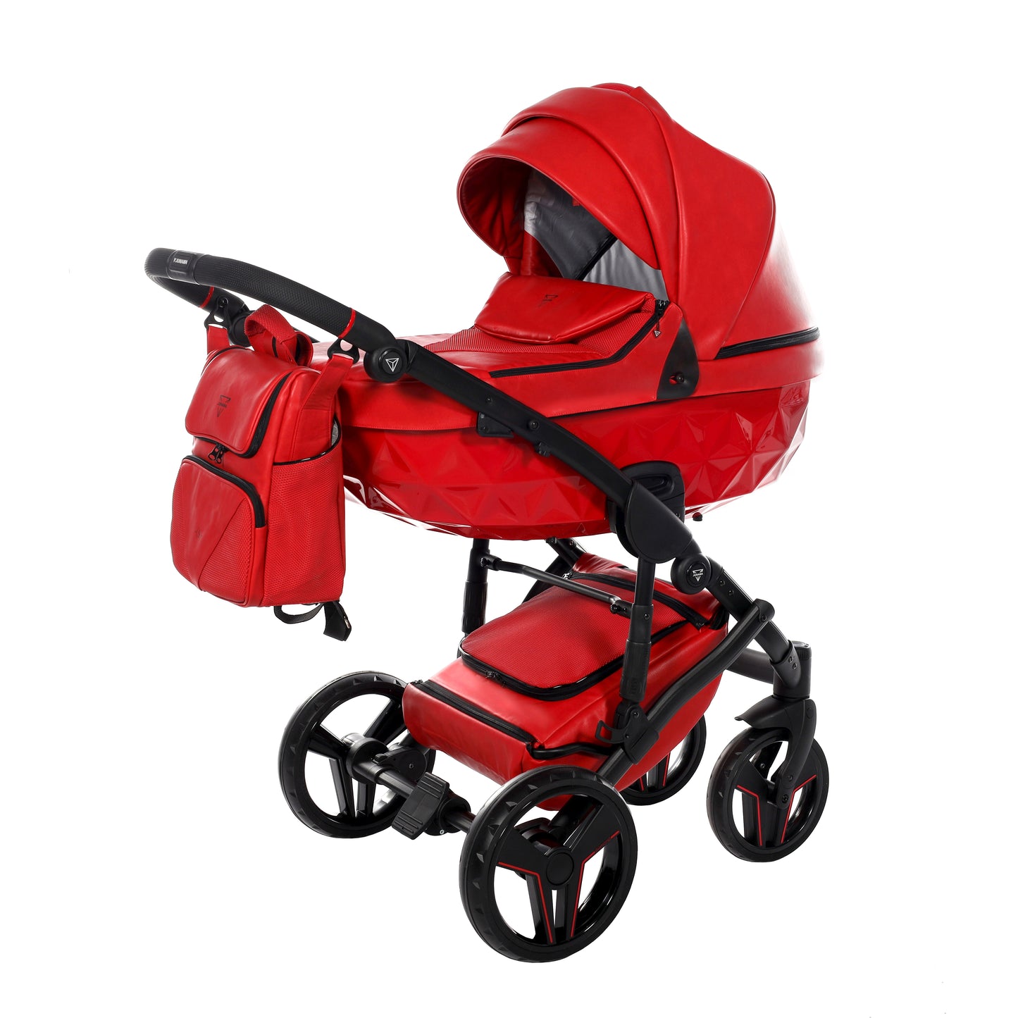 Junama S CLASS 2 in 1 , prams and stroller, RED 08
