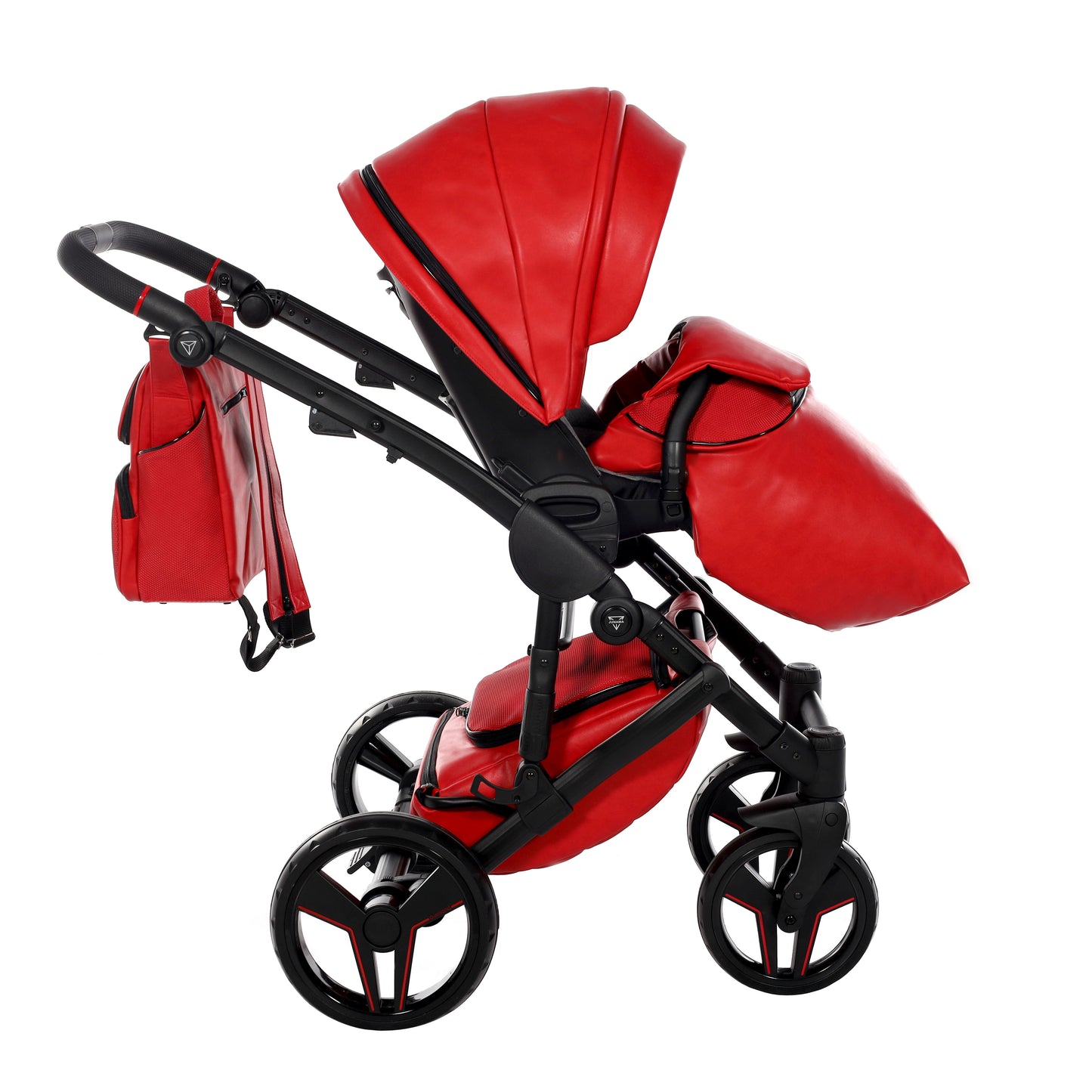 Junama S CLASS 2 in 1 , prams and stroller, RED 08