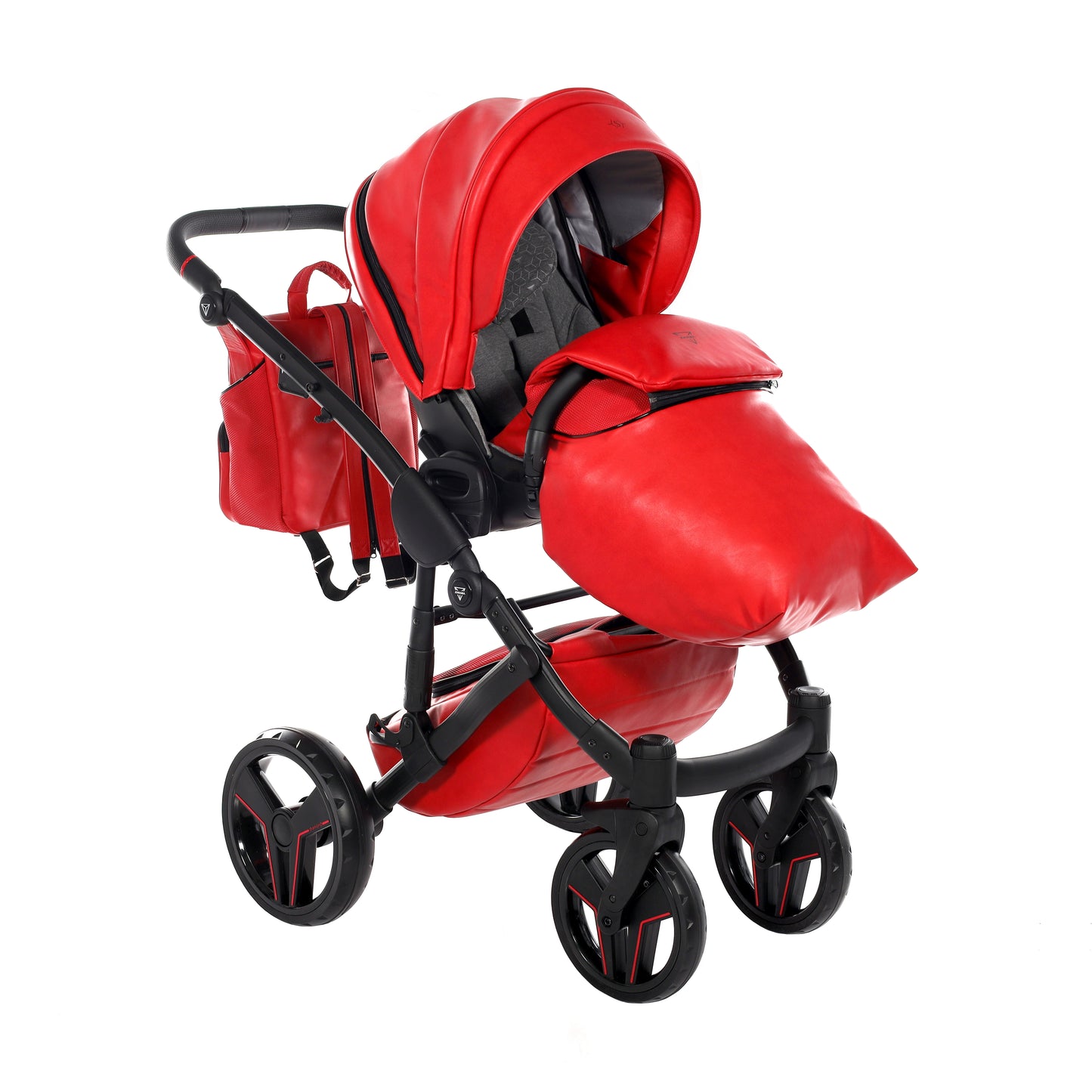 Junama S CLASS 2 in 1 , prams and stroller, RED 08