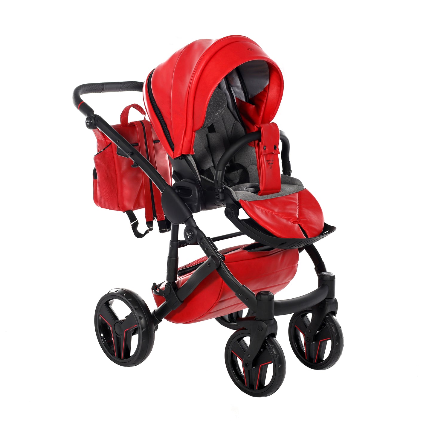 Junama S CLASS 2 in 1 , prams and stroller, RED 08