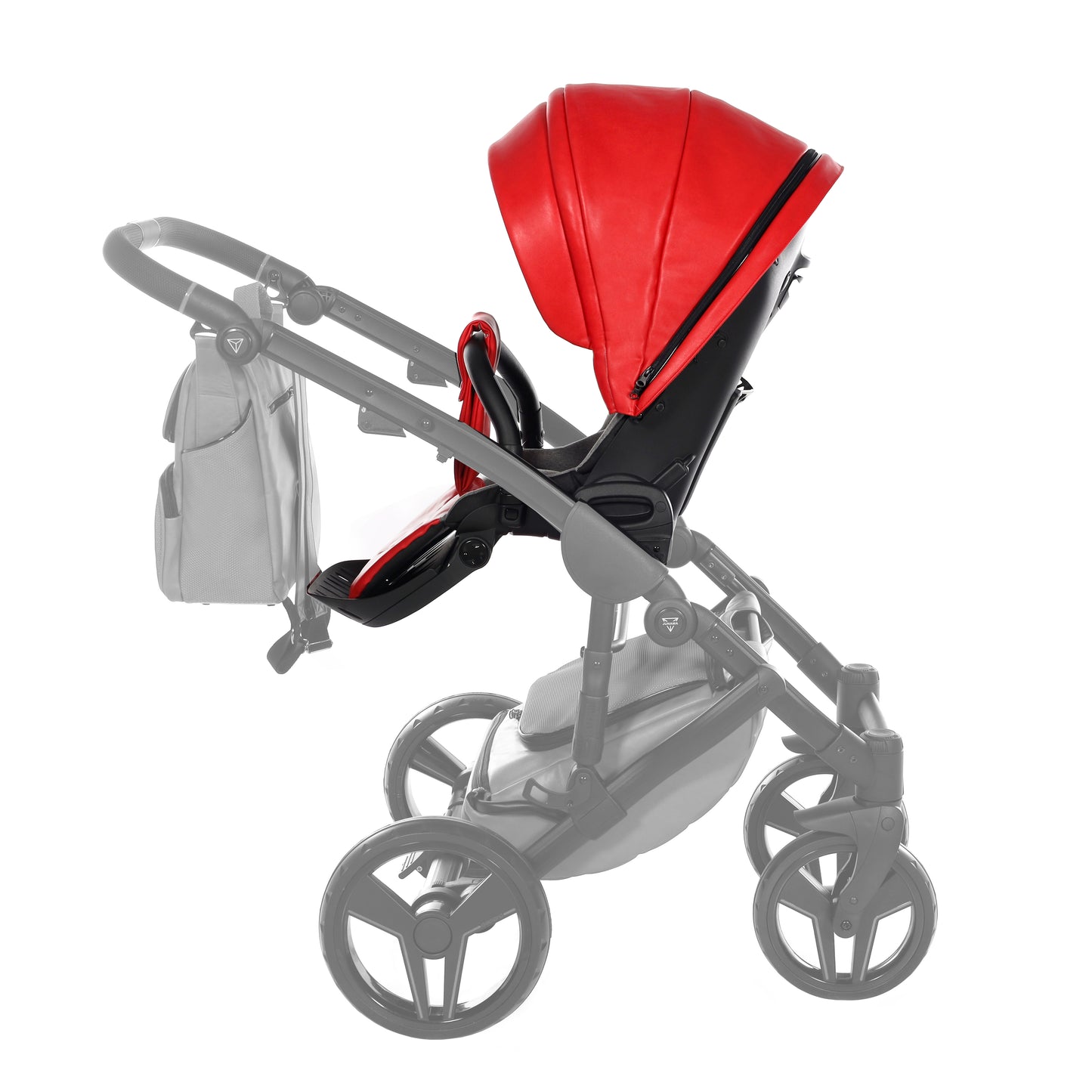 Junama S CLASS 2 in 1 , prams and stroller, RED 08
