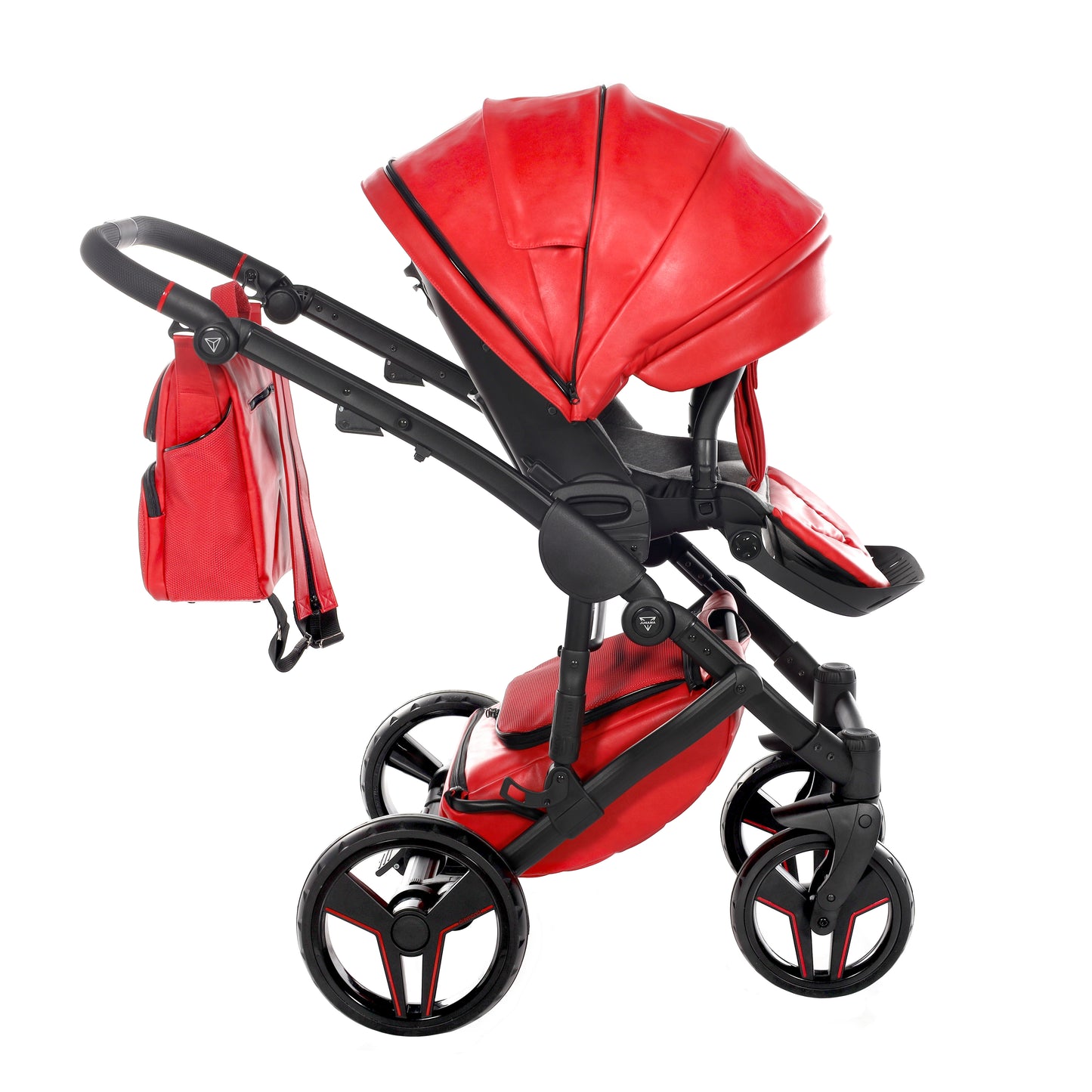 Junama S CLASS 2 in 1 , prams and stroller, RED 08