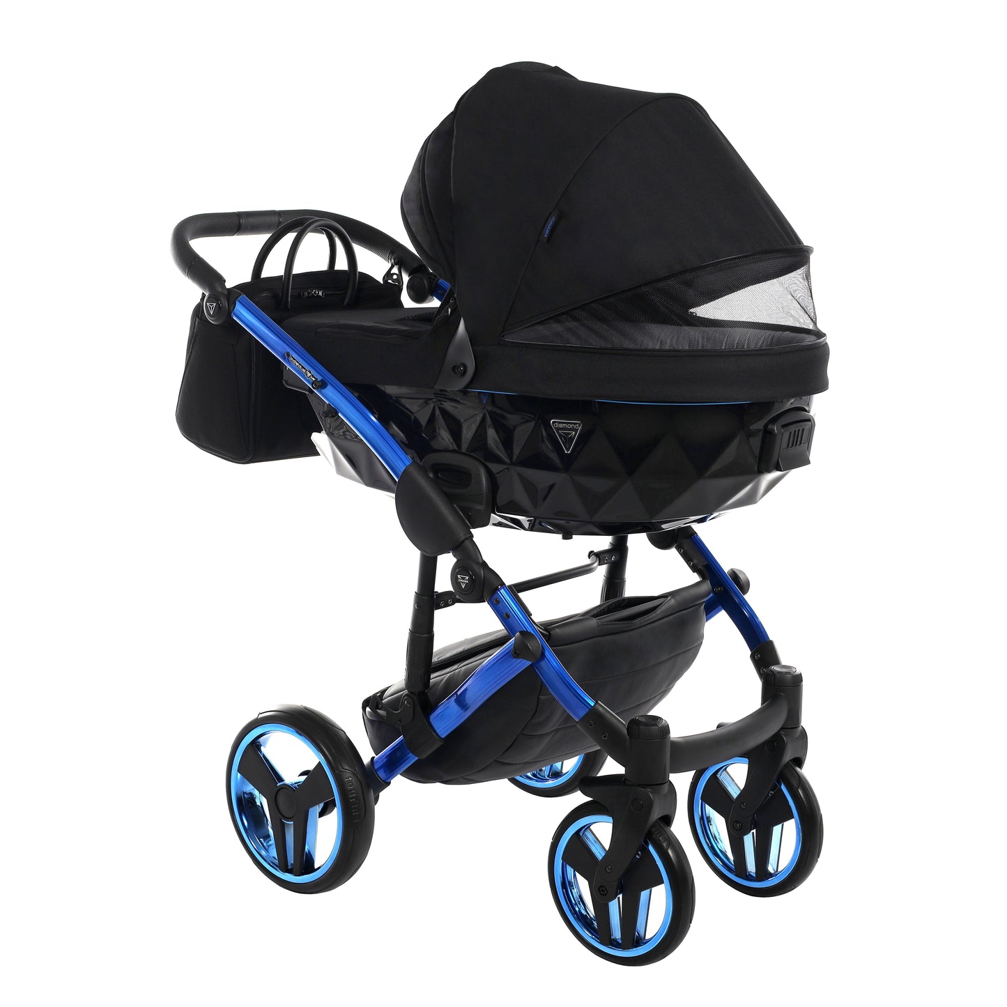 Junama INDIVIDUAL 2 in 1 , prams and stroller, BLACK and BLUE