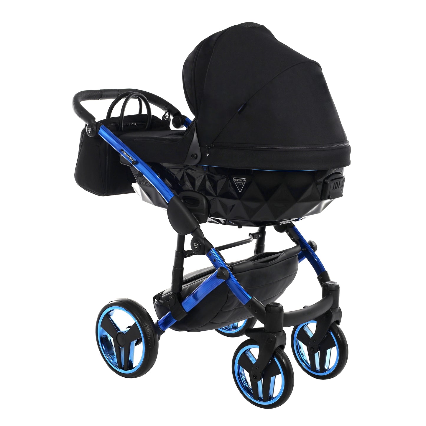Junama INDIVIDUAL 2 in 1 , prams and stroller, BLACK and BLUE