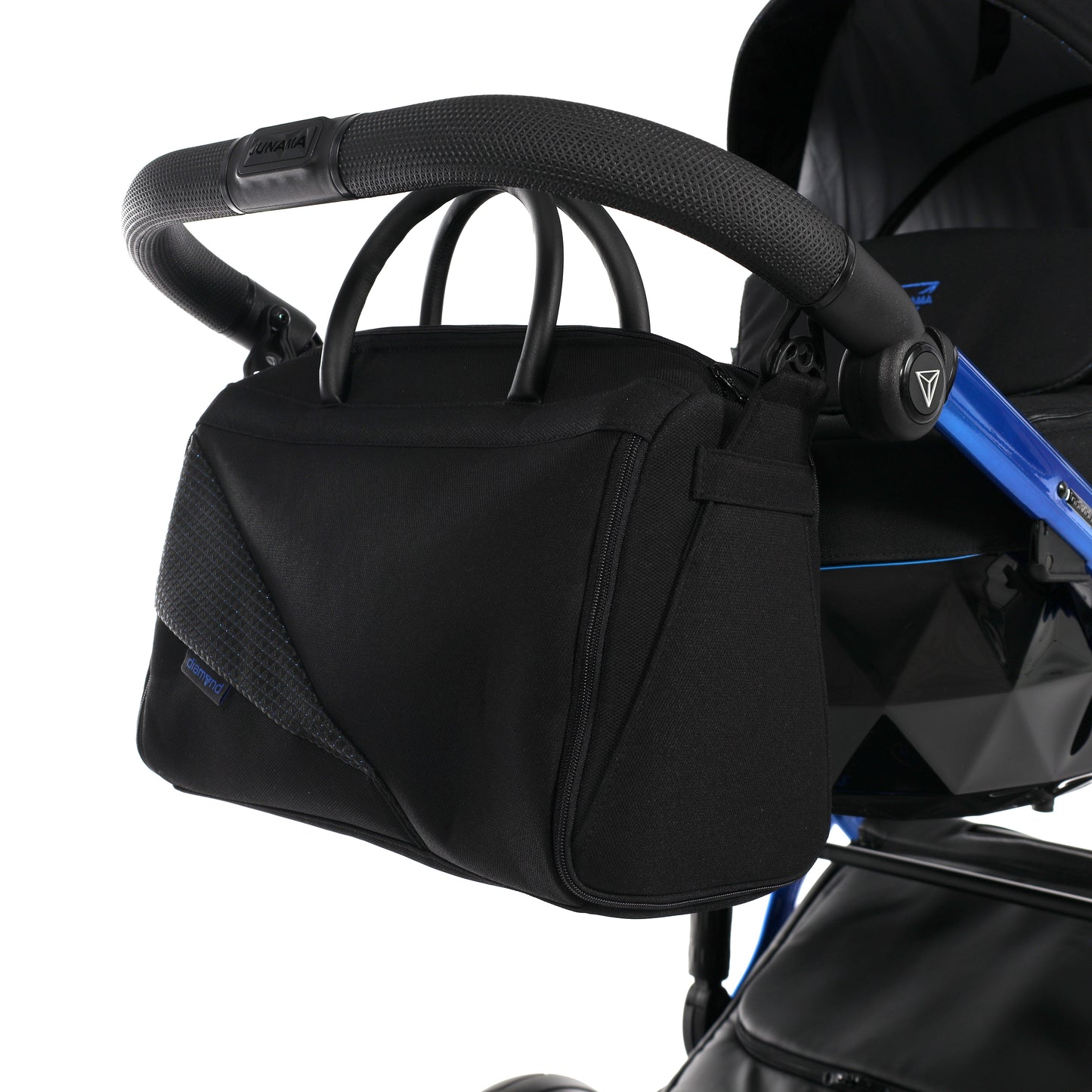 Junama INDIVIDUAL 2 in 1 , prams and stroller, BLACK and BLUE