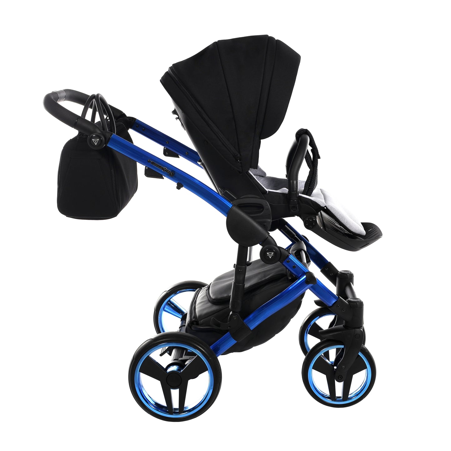Junama INDIVIDUAL 2 in 1 , prams and stroller, BLACK and BLUE