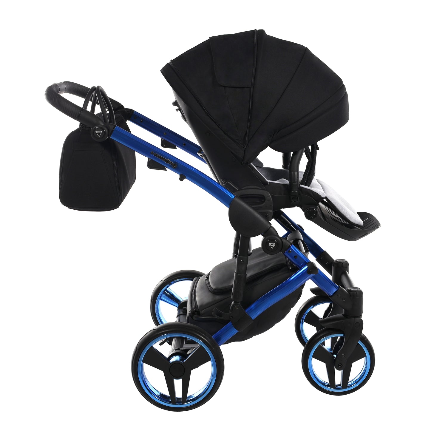 Junama INDIVIDUAL 2 in 1 , prams and stroller, BLACK and BLUE