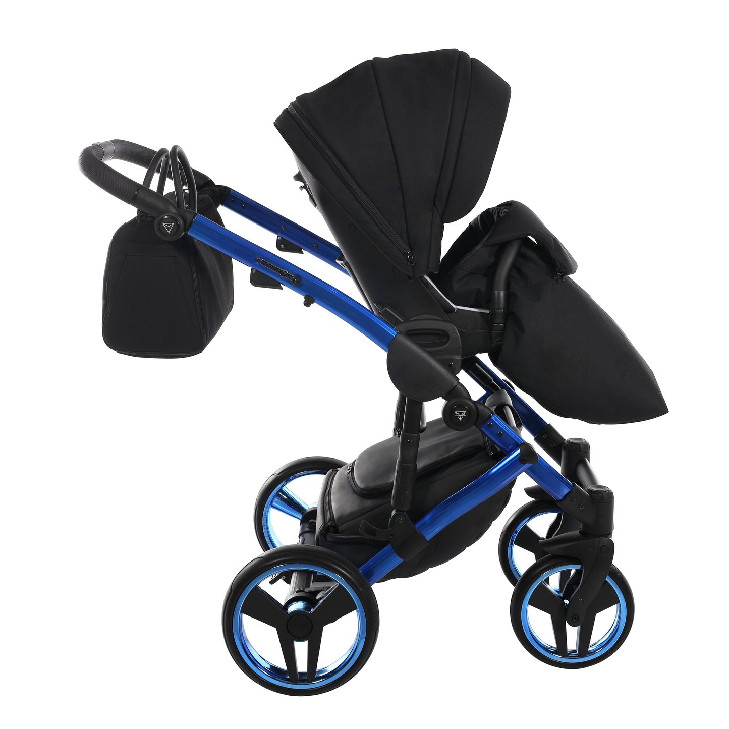 Junama INDIVIDUAL 2 in 1 , prams and stroller, BLACK and BLUE