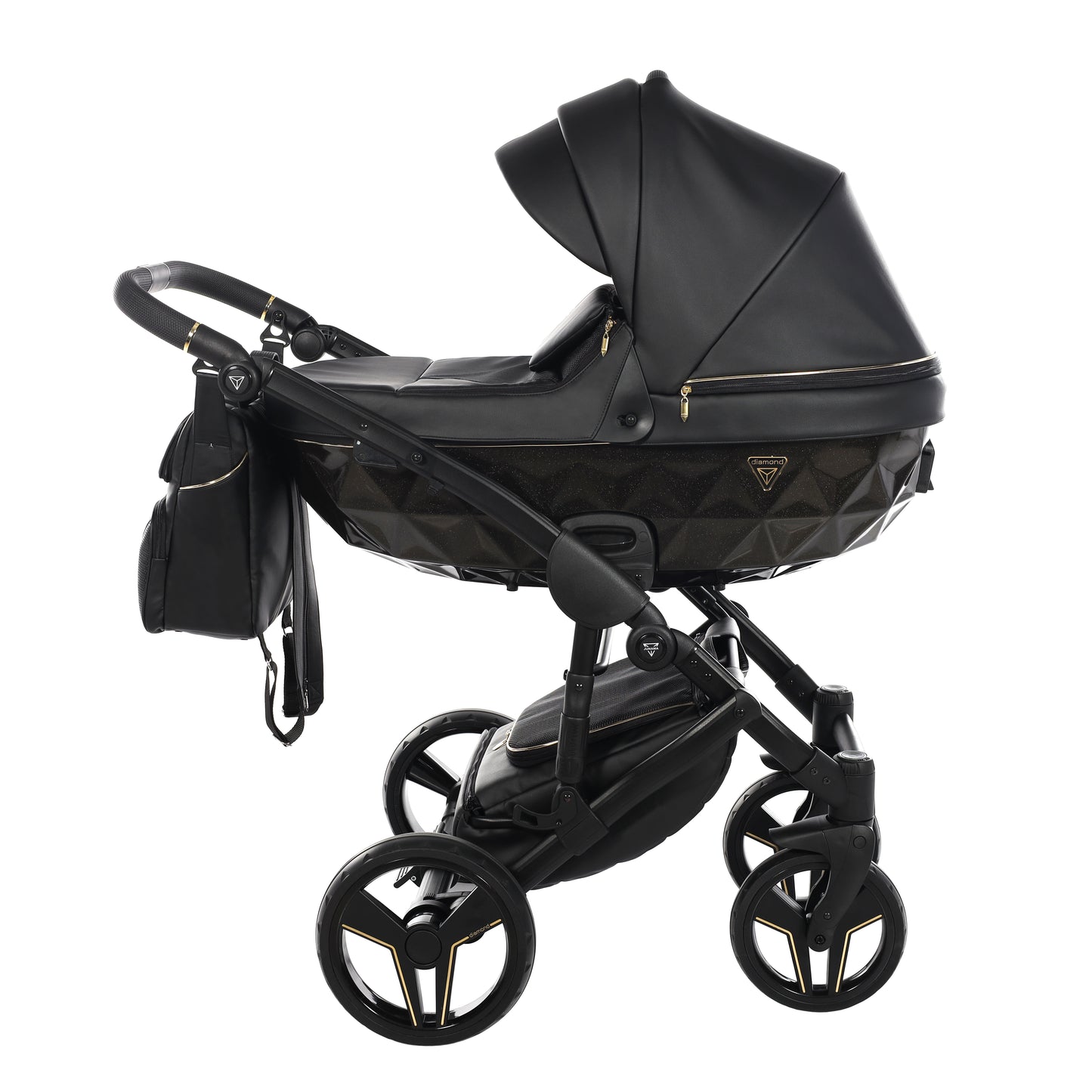 Junama S CLASS 2 in 1 , prams and stroller,BLACK 07