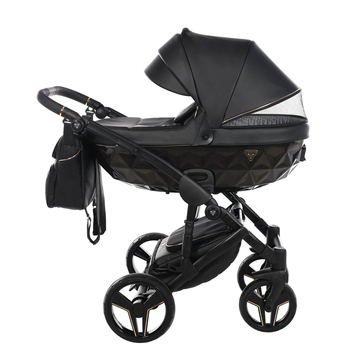 Junama S CLASS 2 in 1 , prams and stroller,BLACK 07