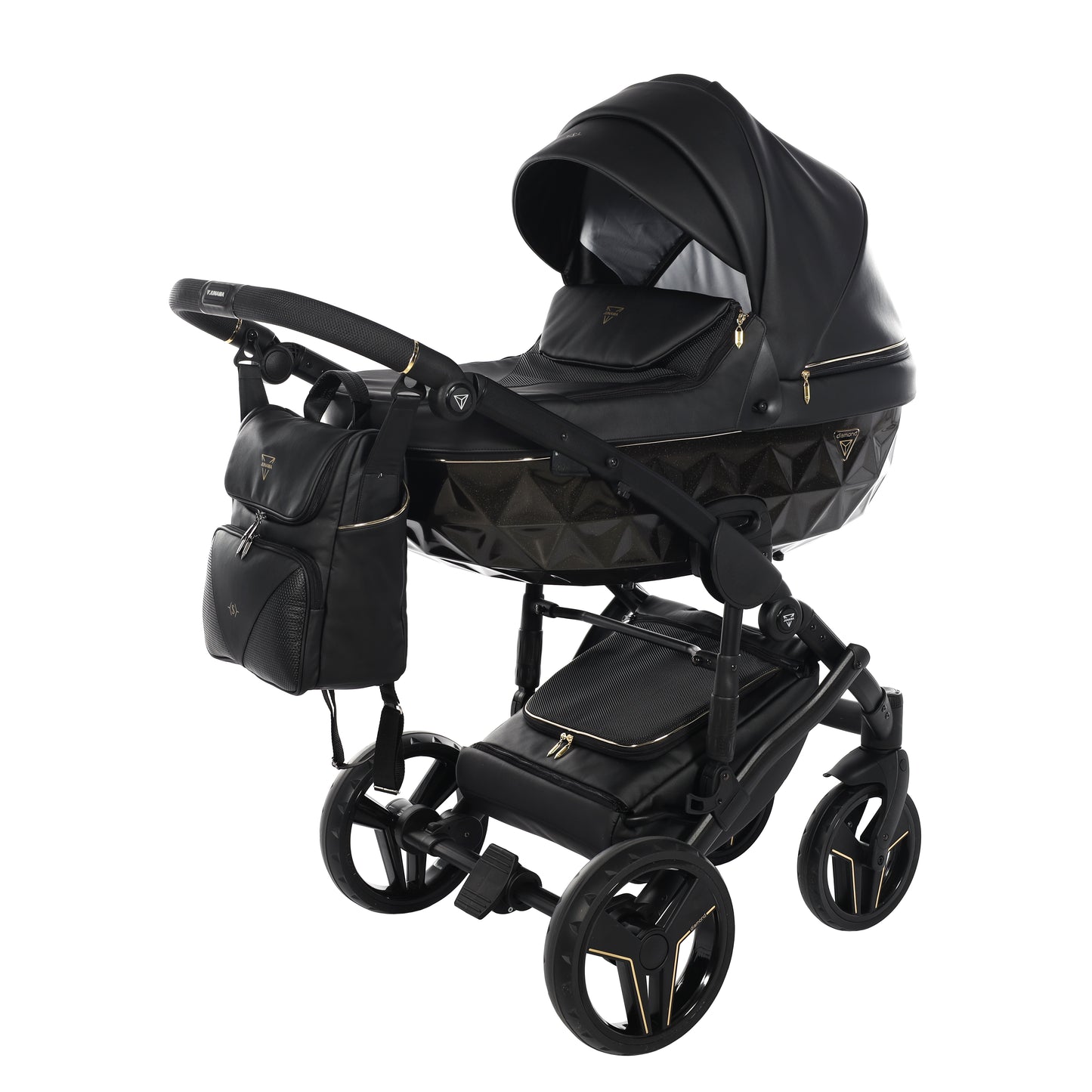 Junama S CLASS 2 in 1 , prams and stroller,BLACK 07