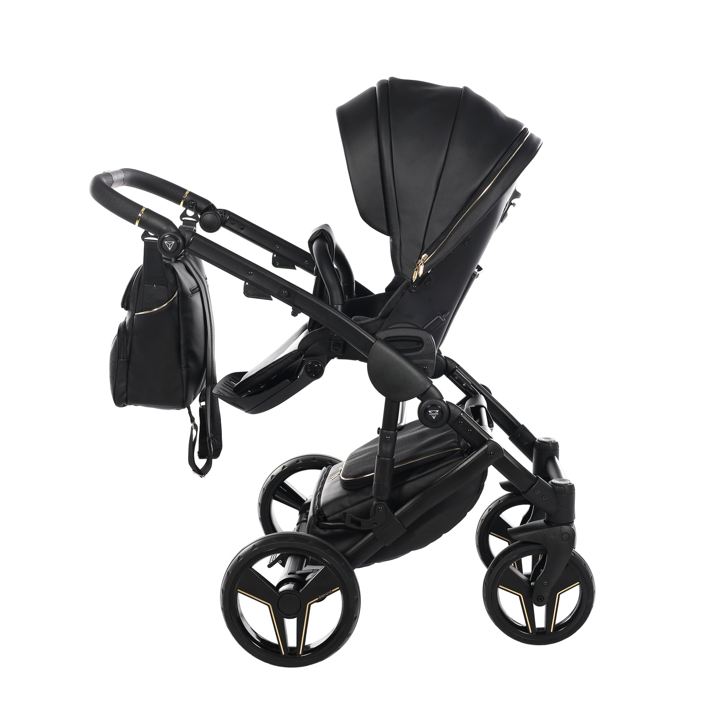 Junama S CLASS 2 in 1 , prams and stroller,BLACK 07