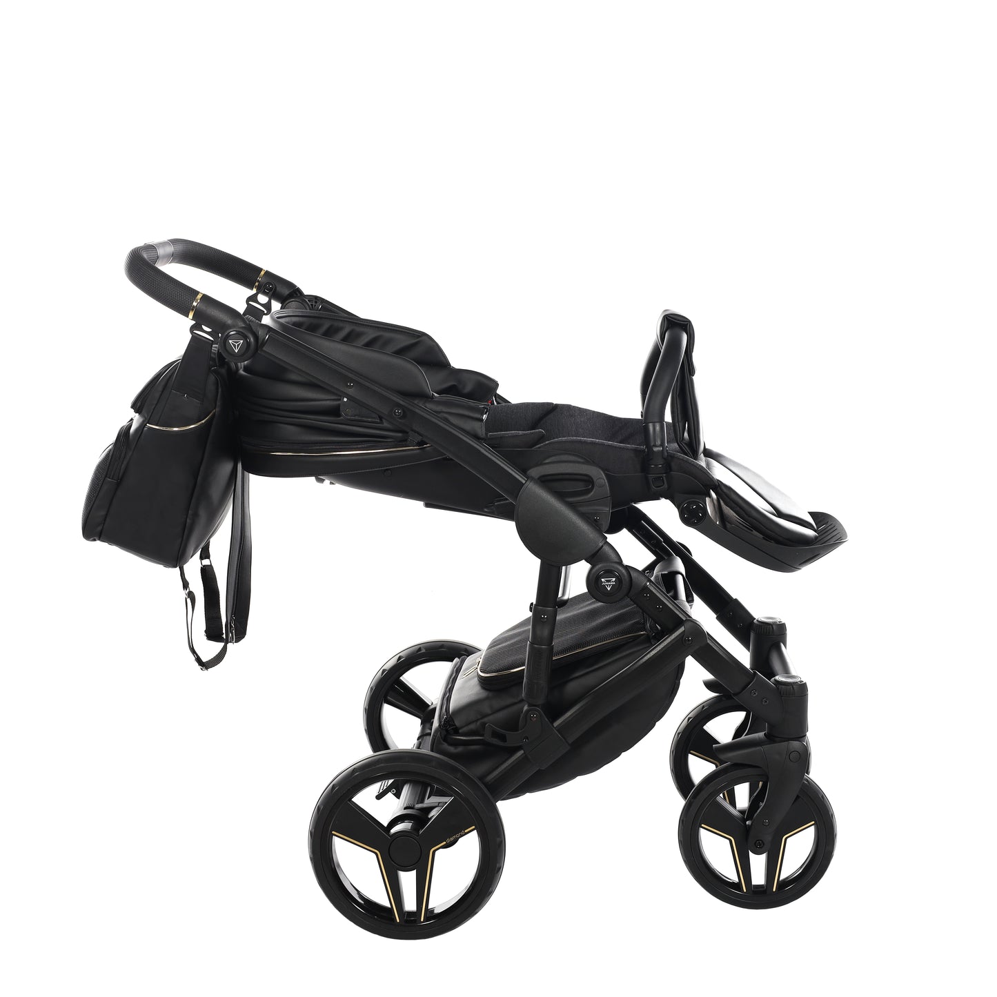 Junama S CLASS 2 in 1 , prams and stroller,BLACK 07