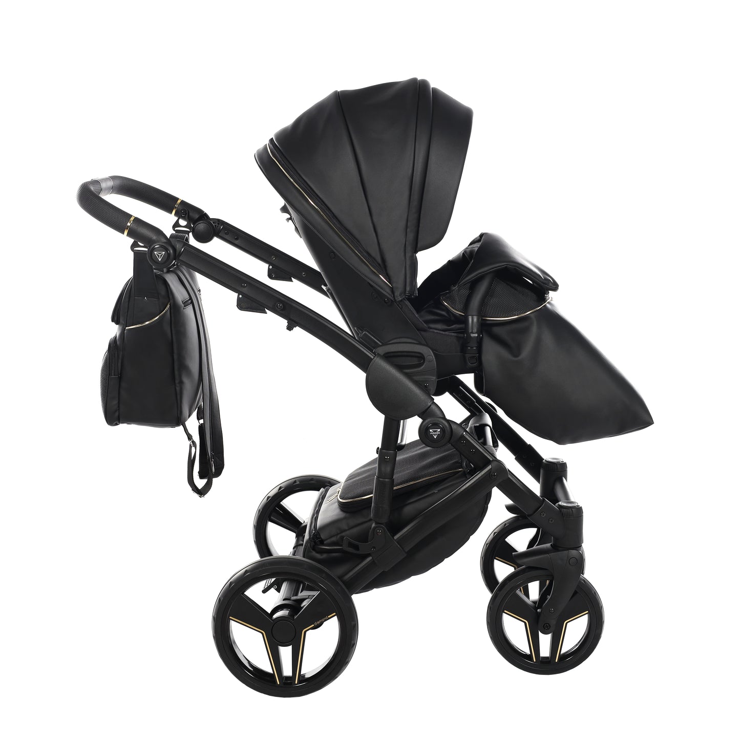 Junama S CLASS 2 in 1 , prams and stroller,BLACK 07