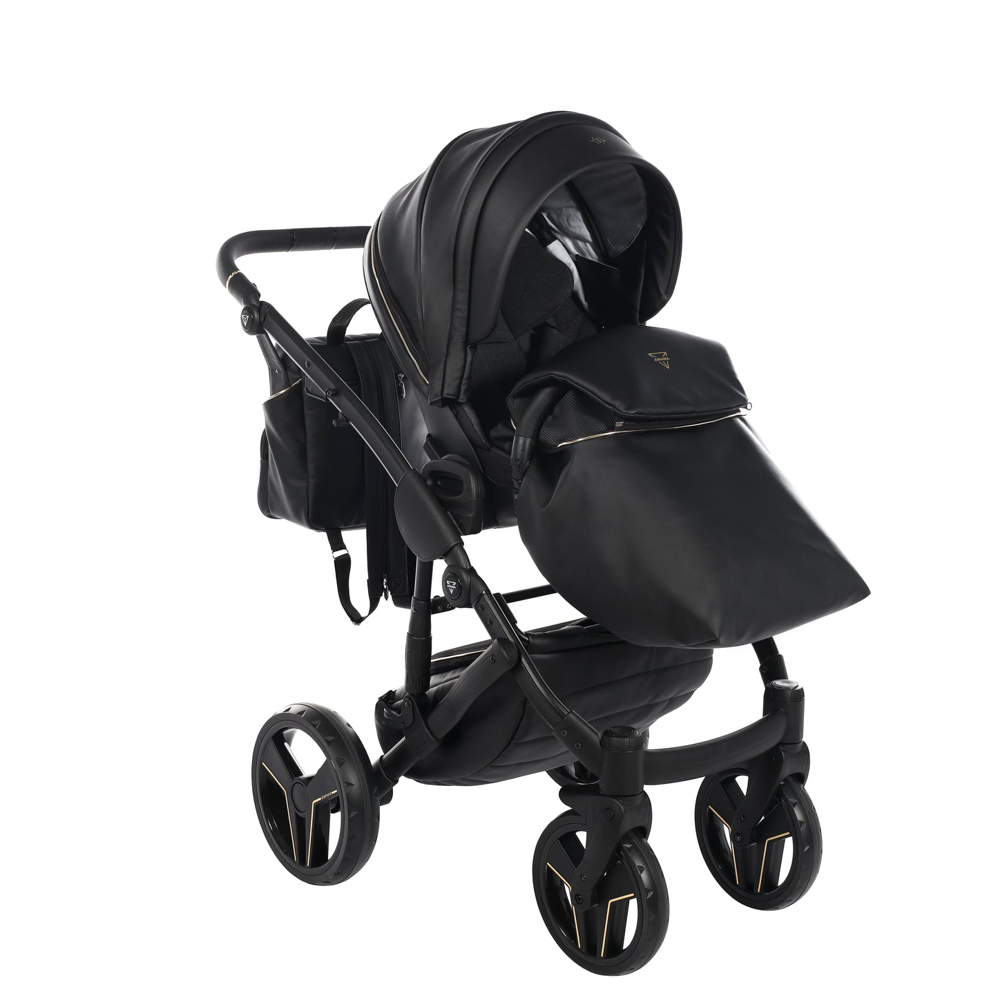 Junama S CLASS 2 in 1 , prams and stroller,BLACK 07