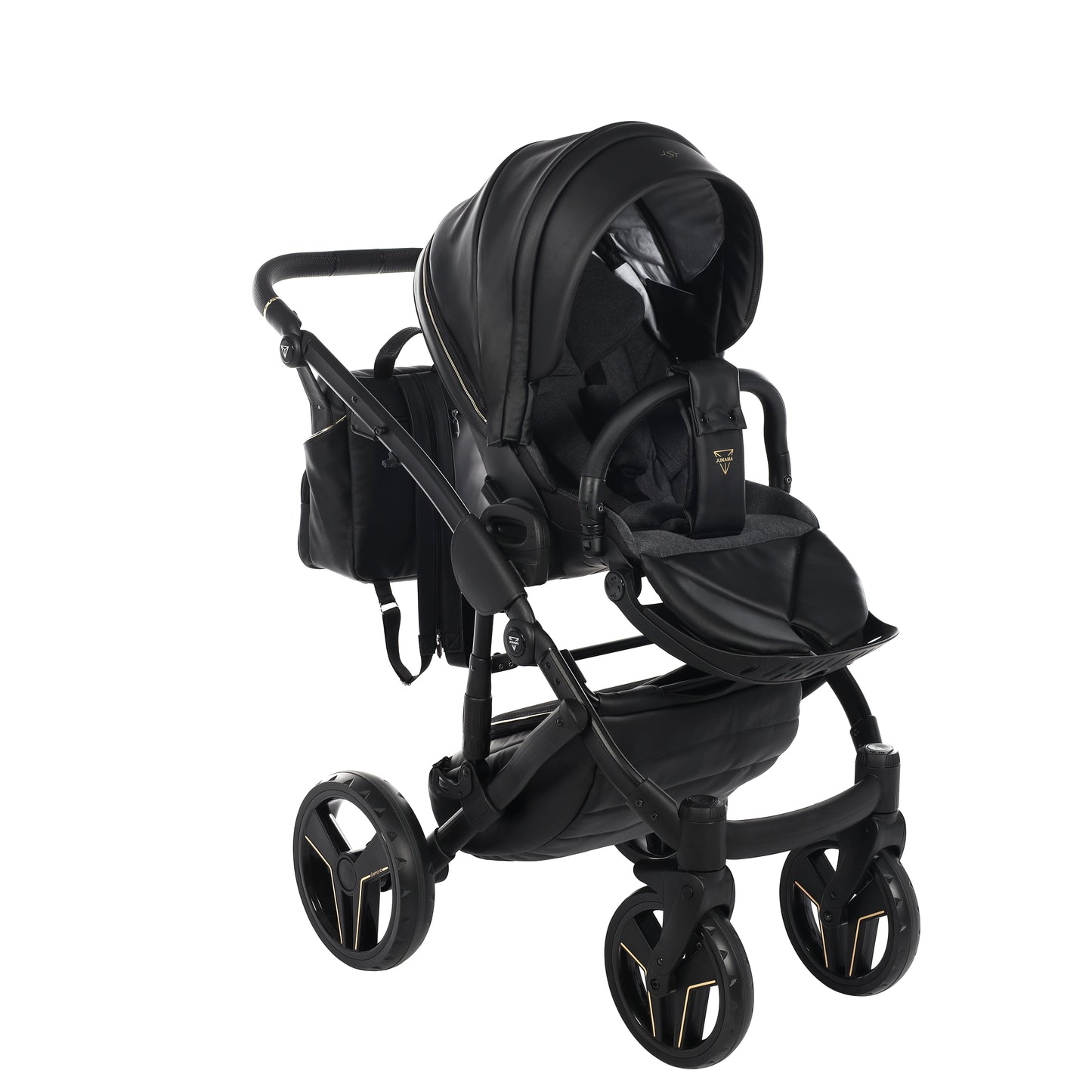 Junama S CLASS 2 in 1 , prams and stroller,BLACK 07