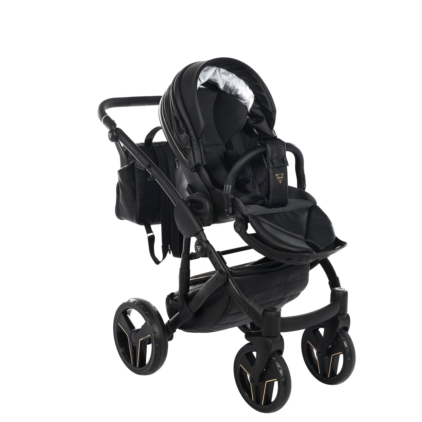 Junama S CLASS 2 in 1 , prams and stroller,BLACK 07