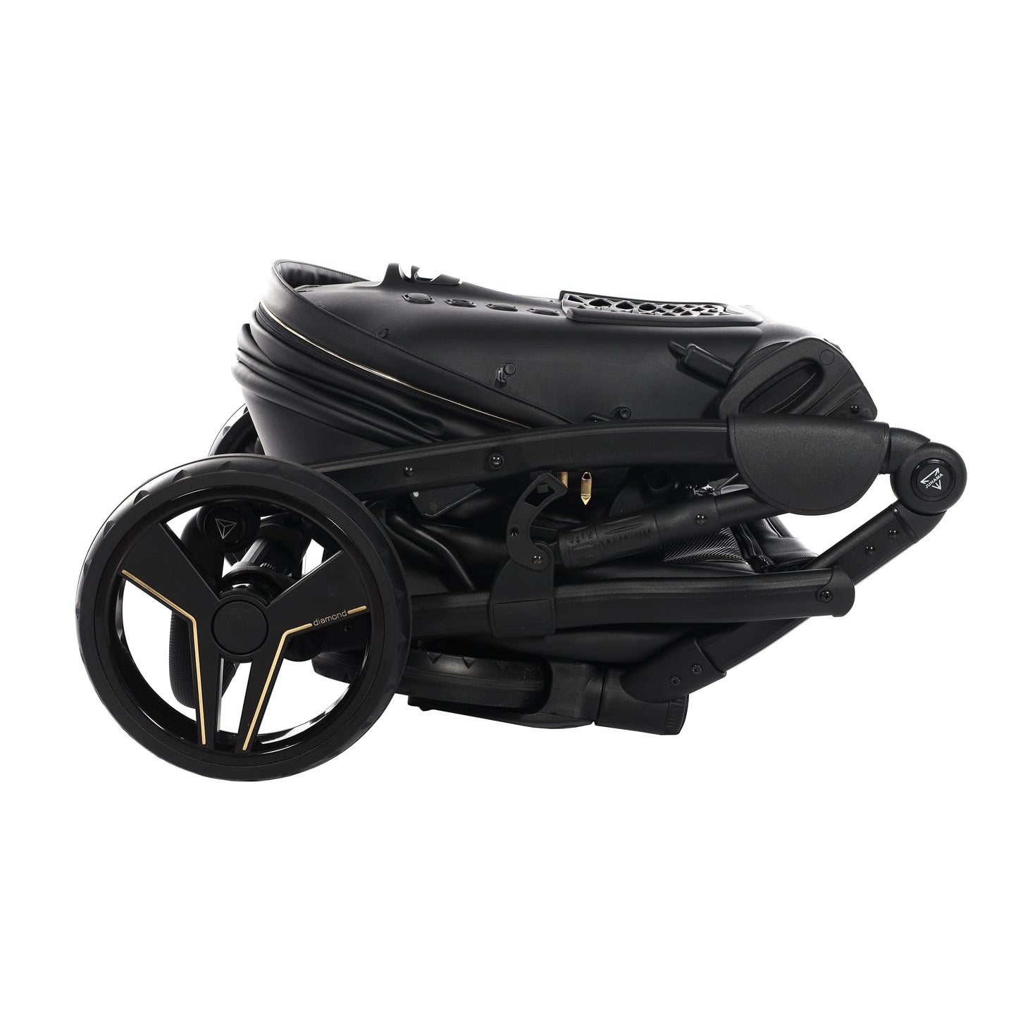 Junama S CLASS 2 in 1 , prams and stroller,BLACK 07