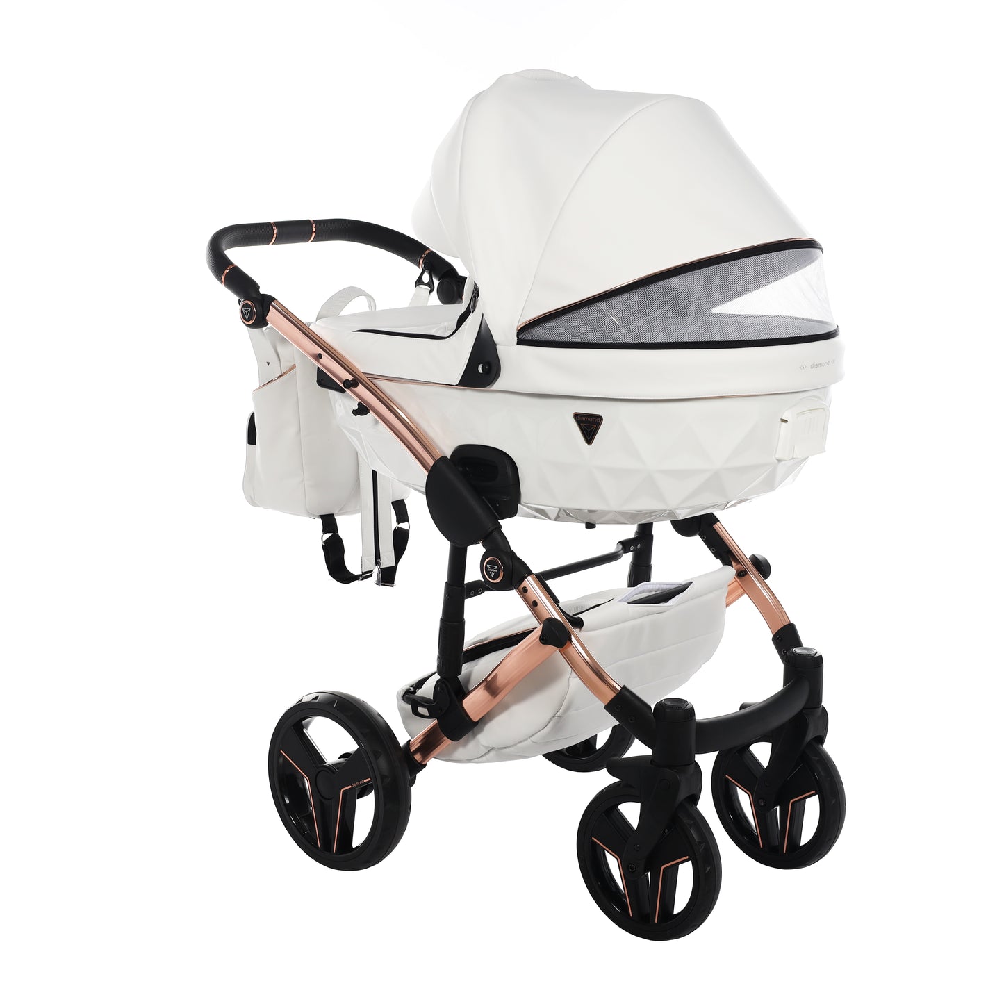 Junama S CLASS 2 in 1 , prams and stroller, WHITE 01