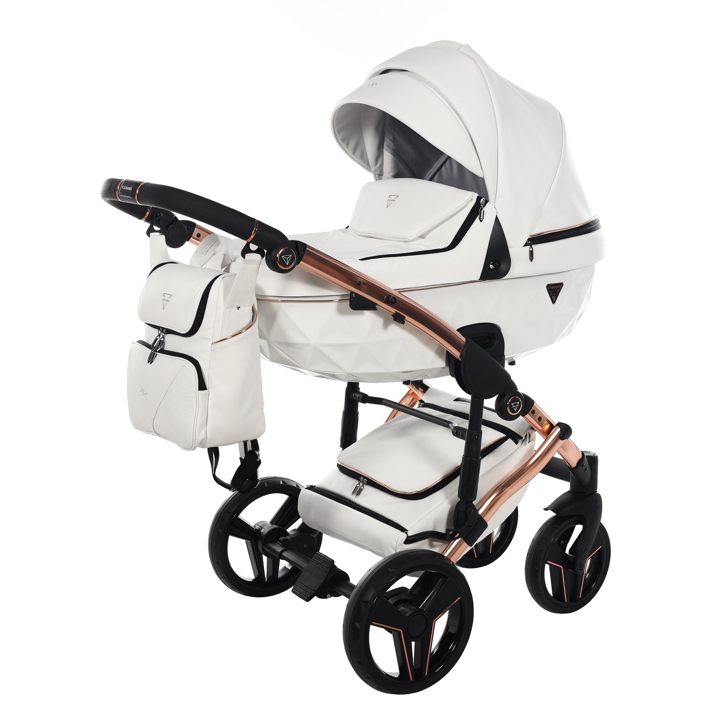 Junama S CLASS 2 in 1 , prams and stroller, WHITE 01