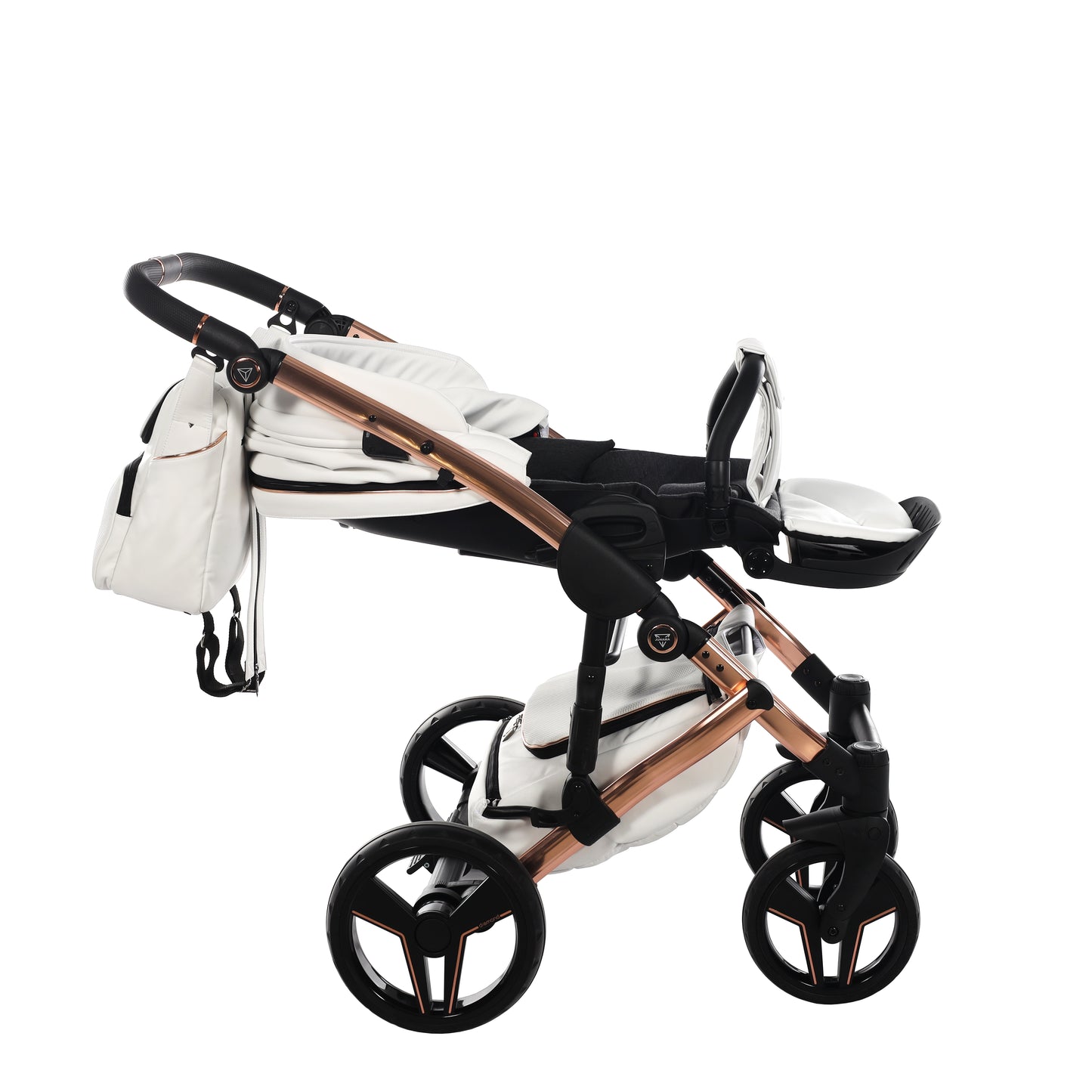 Junama S CLASS 2 in 1 , prams and stroller, WHITE 01