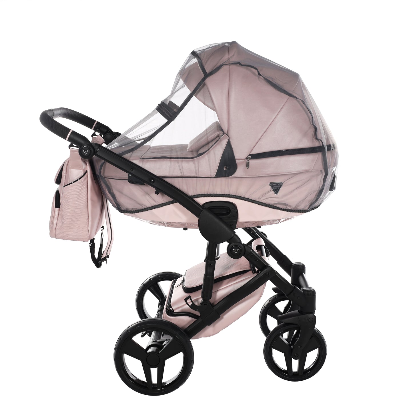 Junama S CLASS 2 in 1 , prams and stroller, PINK 02