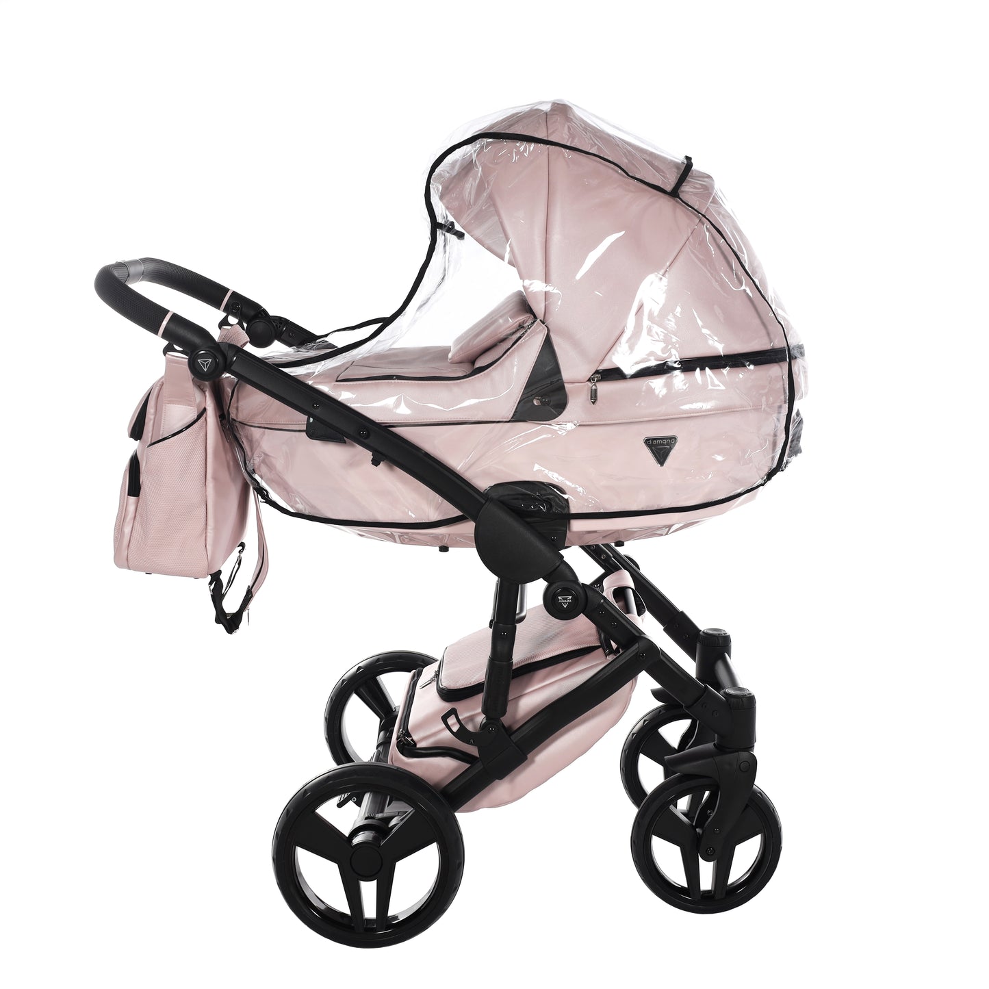 Junama S CLASS 2 in 1 , prams and stroller, PINK 02
