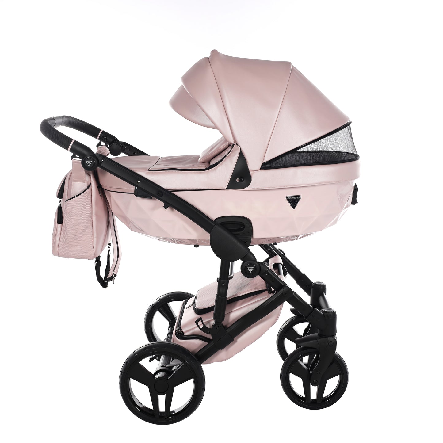 Junama S CLASS 2 in 1 , prams and stroller, PINK 02