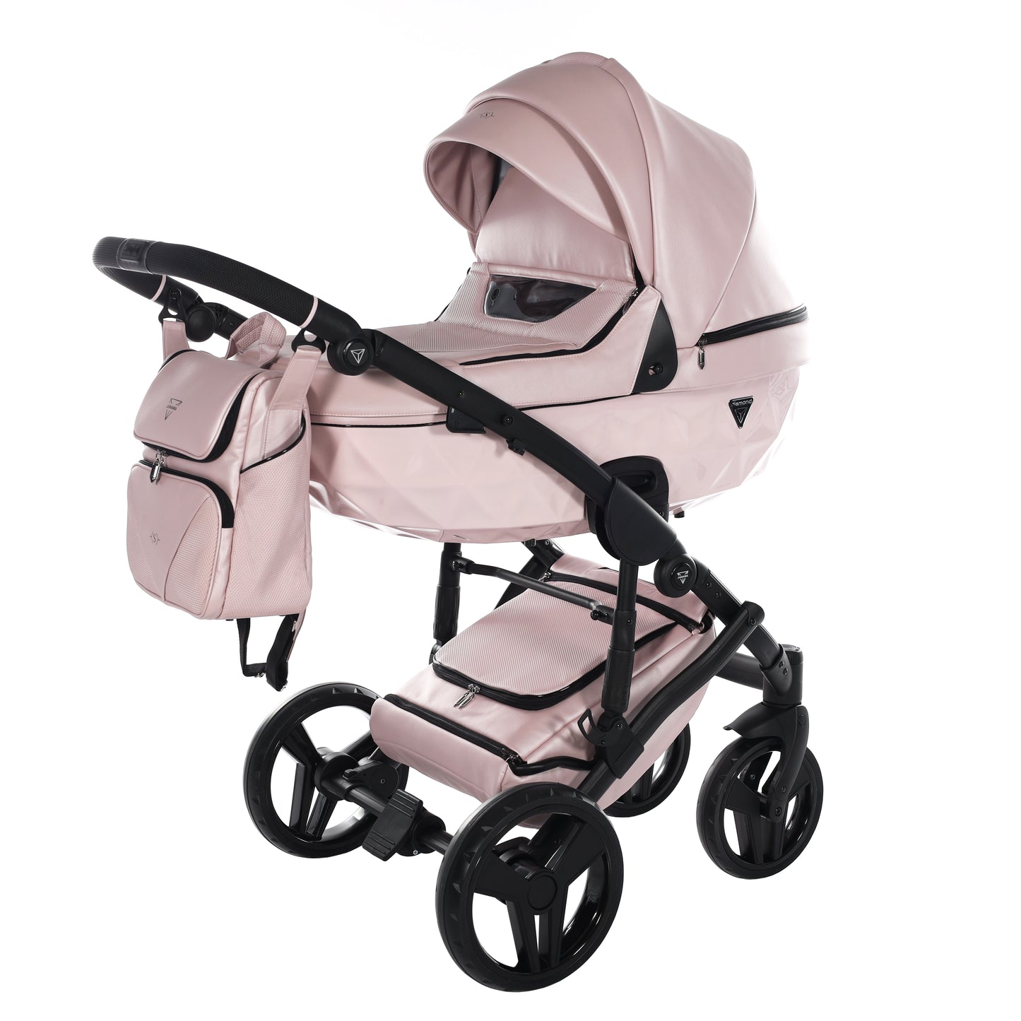 Junama S CLASS 2 in 1 , prams and stroller, PINK 02