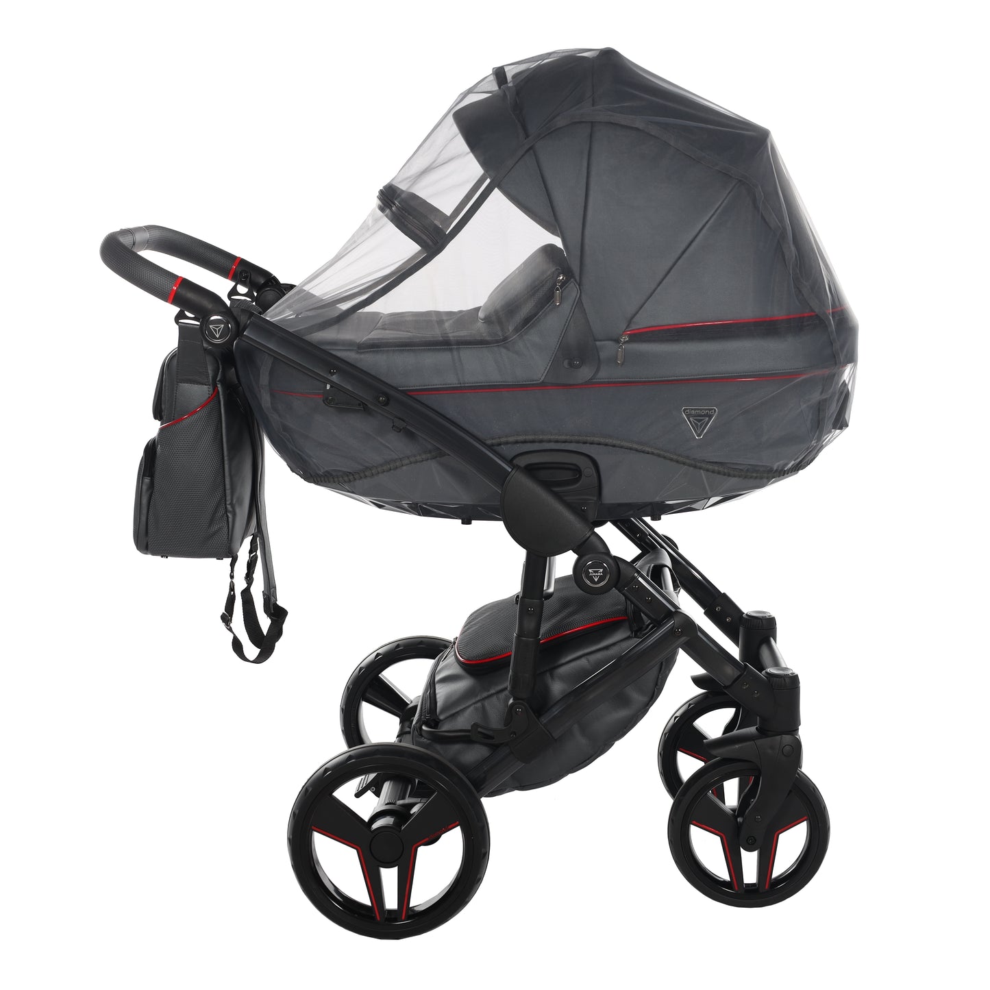 Junama S CLASS 2 in 1 , prams and stroller, GRAPHITE 06