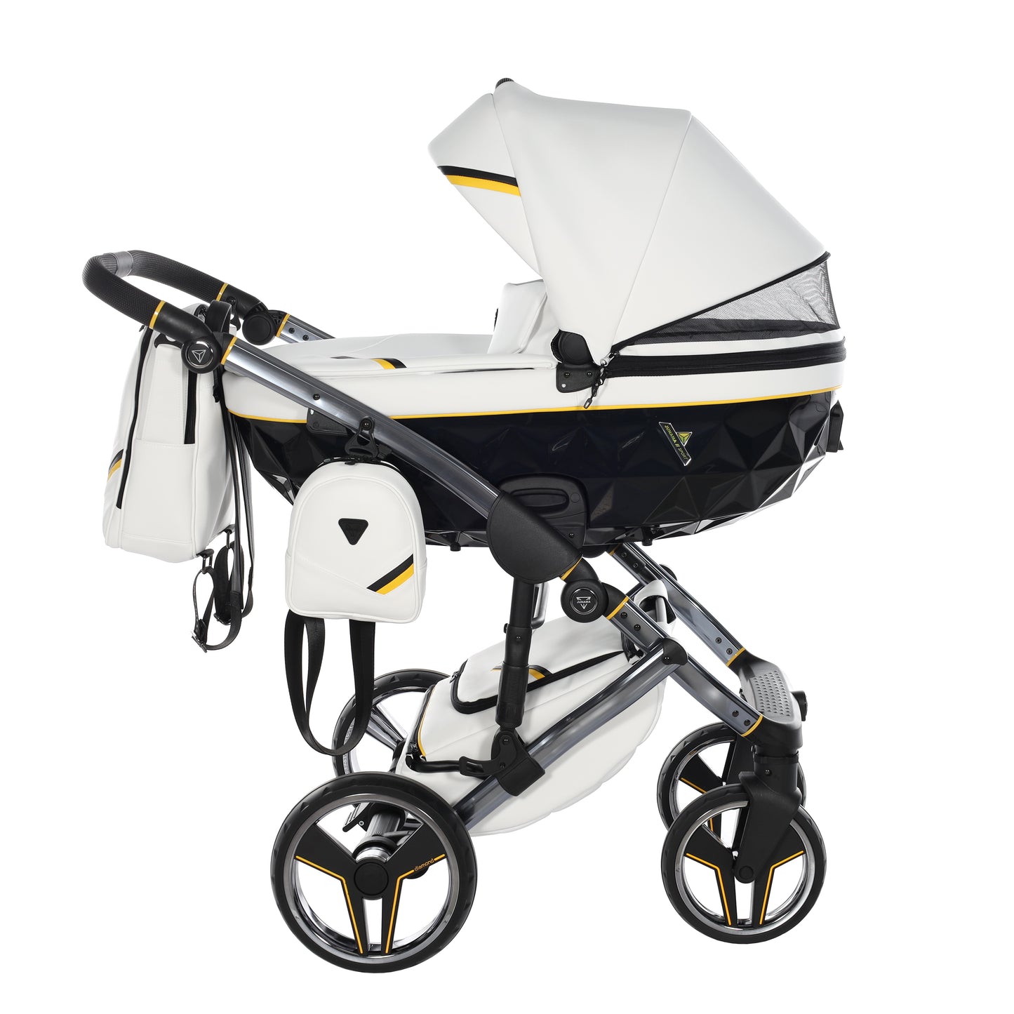 Junama SPORT V3 2 in 1 , prams and stroller, WHITE