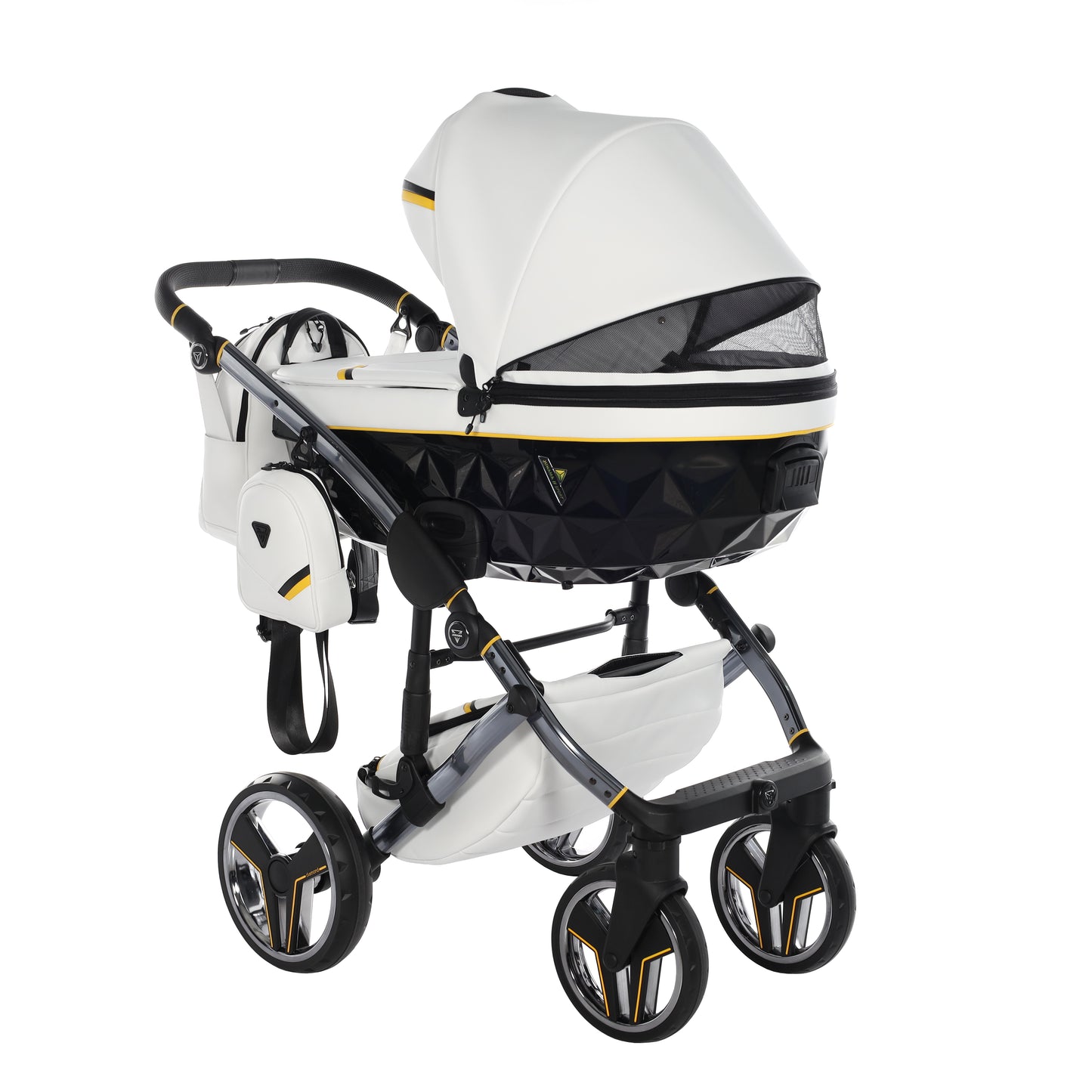 Junama SPORT V3 2 in 1 , prams and stroller, WHITE