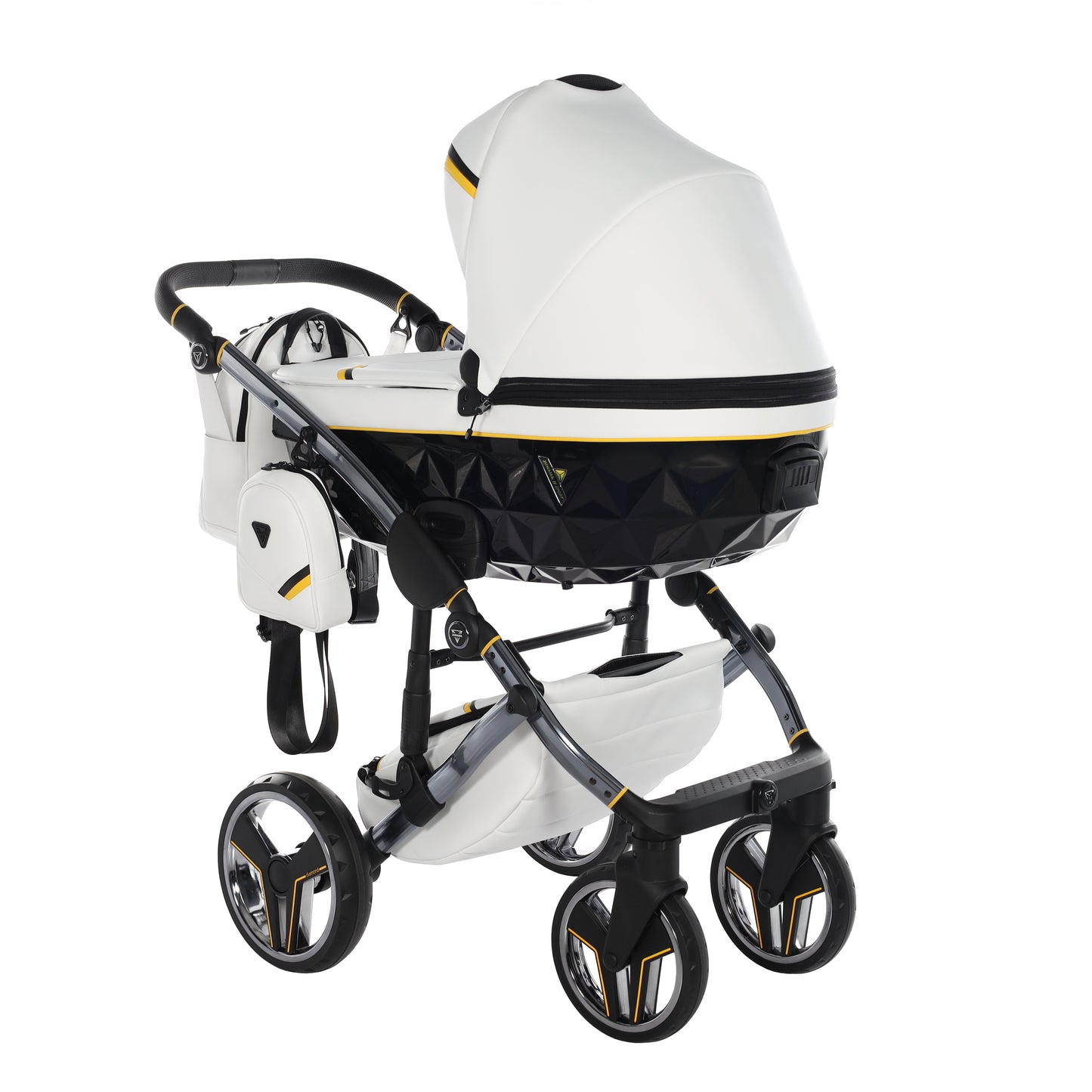 Junama SPORT V3 2 in 1 , prams and stroller, WHITE