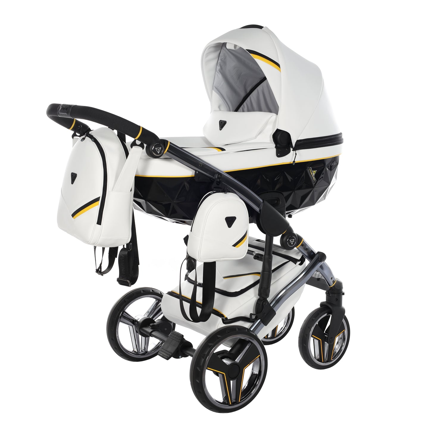 Junama SPORT V3 2 in 1 , prams and stroller, WHITE