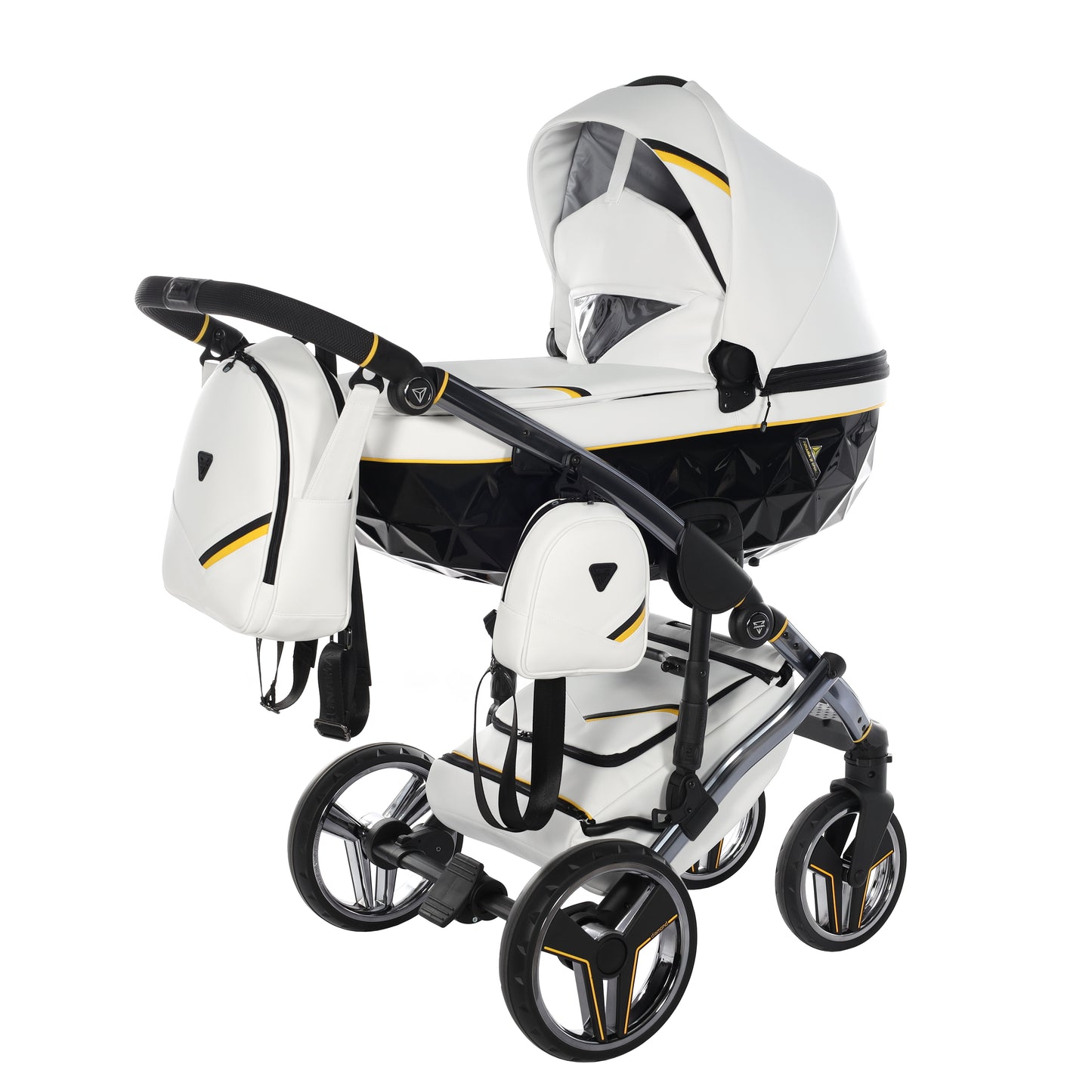Junama SPORT V3 2 in 1 , prams and stroller, WHITE