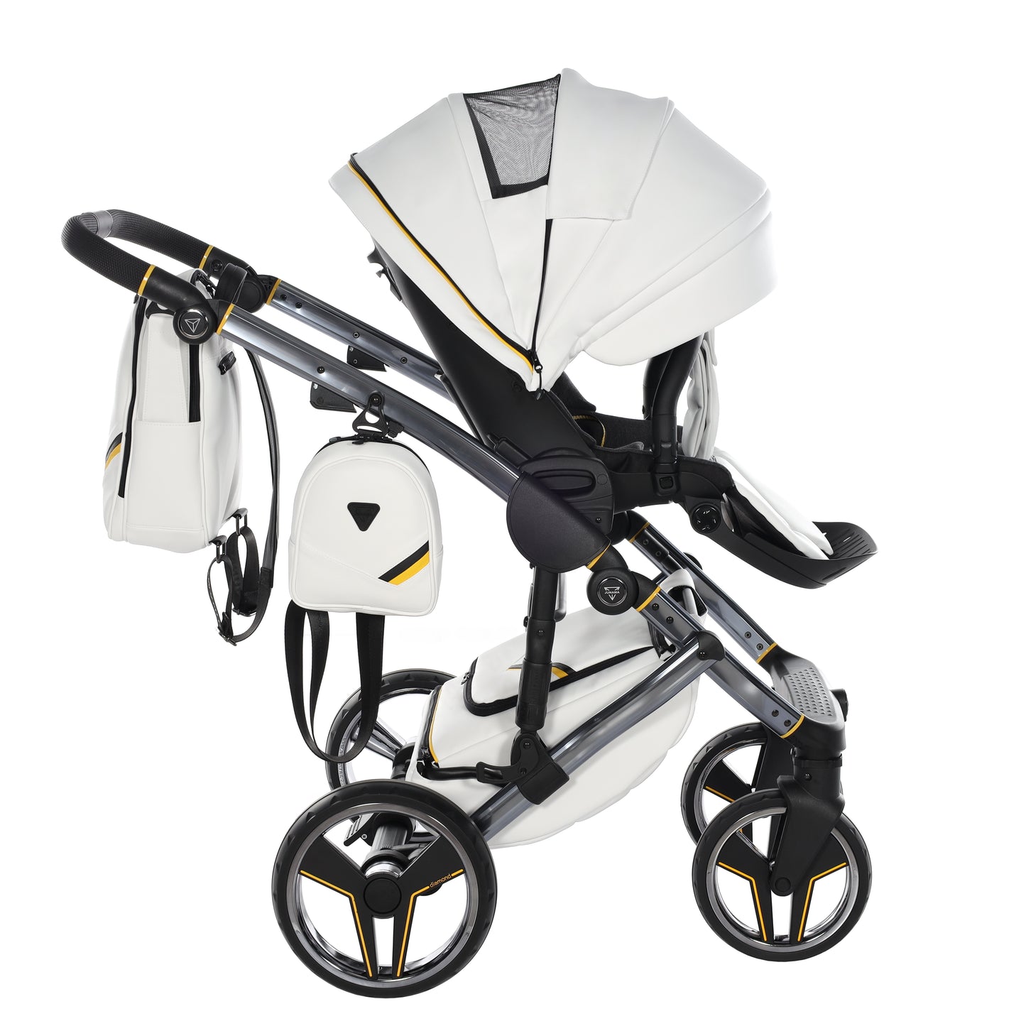 Junama SPORT V3 2 in 1 , prams and stroller, WHITE
