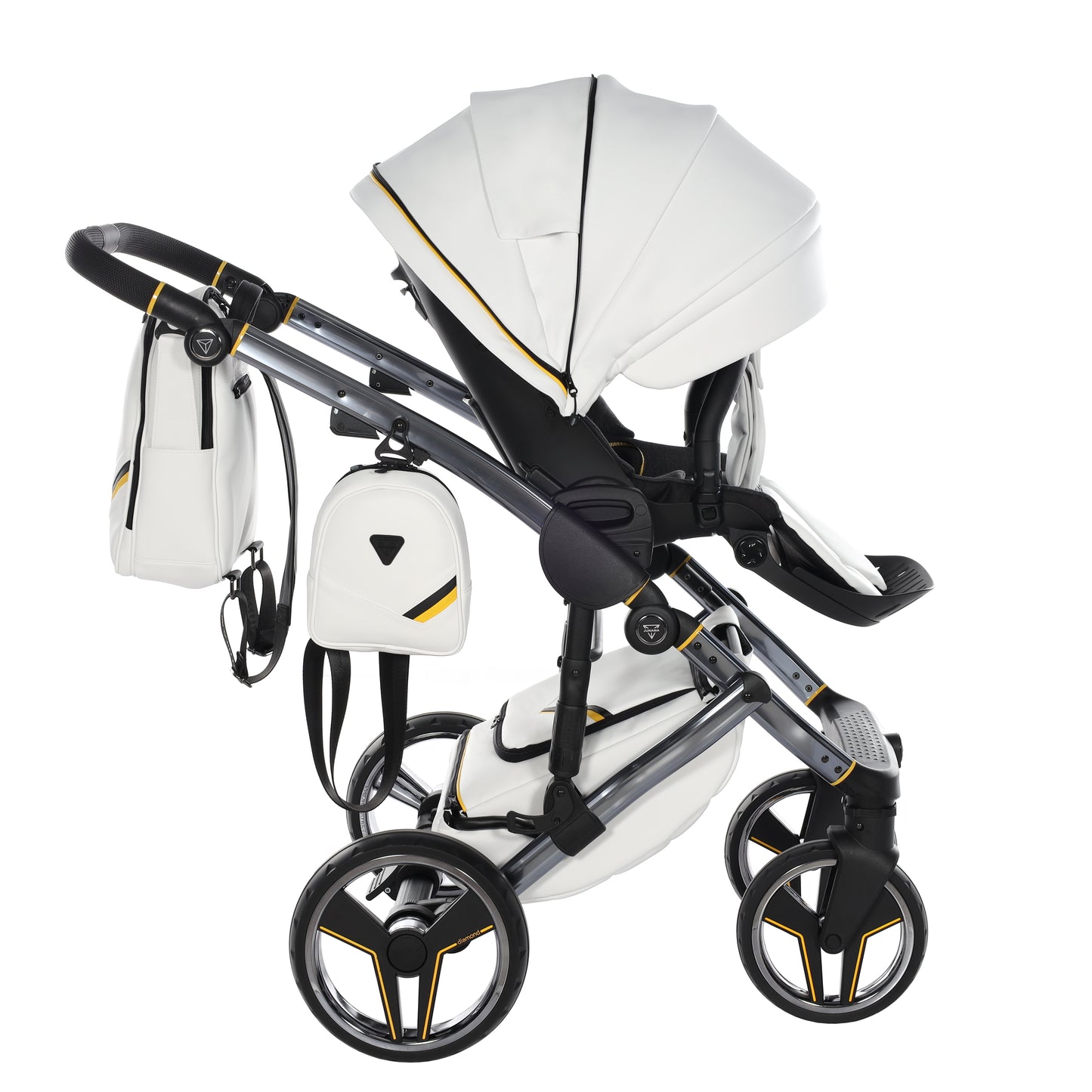 Junama SPORT V3 2 in 1 , prams and stroller, WHITE