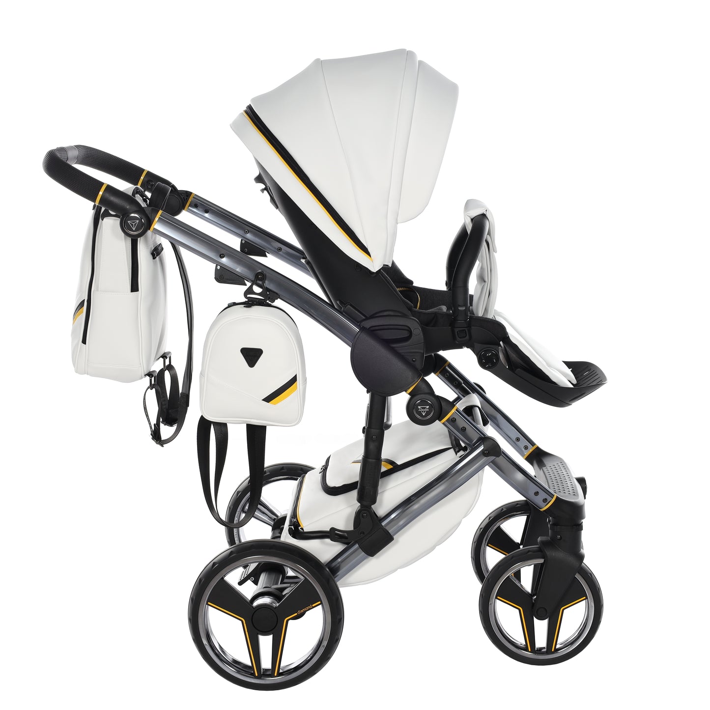 Junama SPORT V3 2 in 1 , prams and stroller, WHITE
